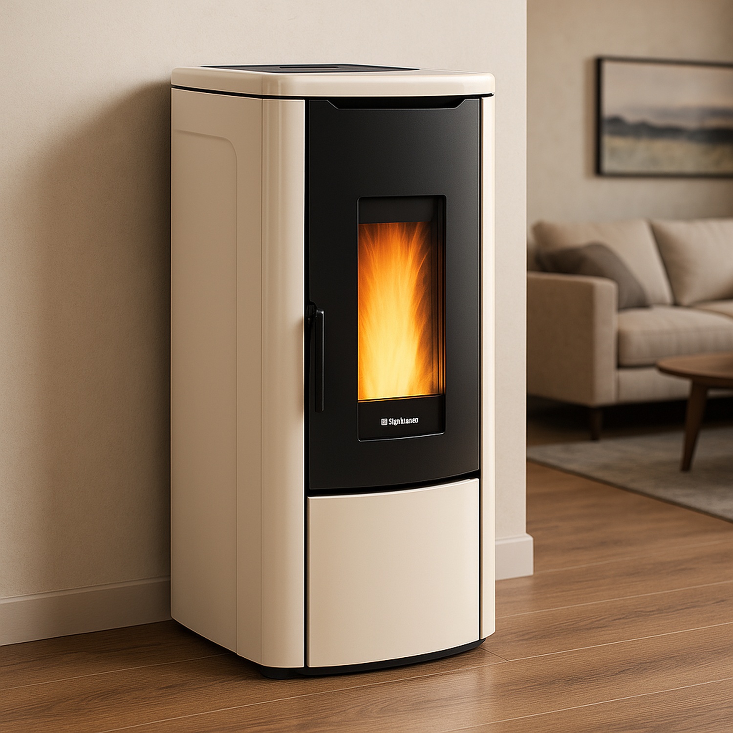 Extraflame ROSANNA IDRO 5.0 - Elfenbein wassergeführter Pelletofen EVOLUTION LINE