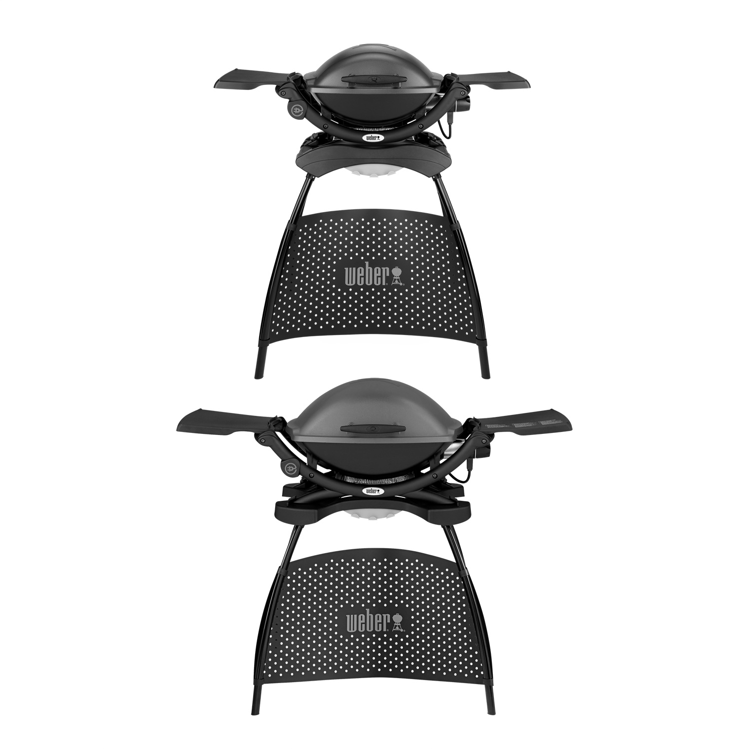 Weber Q 1400 Stand Elektro-Kugelgrill Dunkelgrau Weber Q 1400 Stand Elektro-Kugelgrill Dunkelgrau