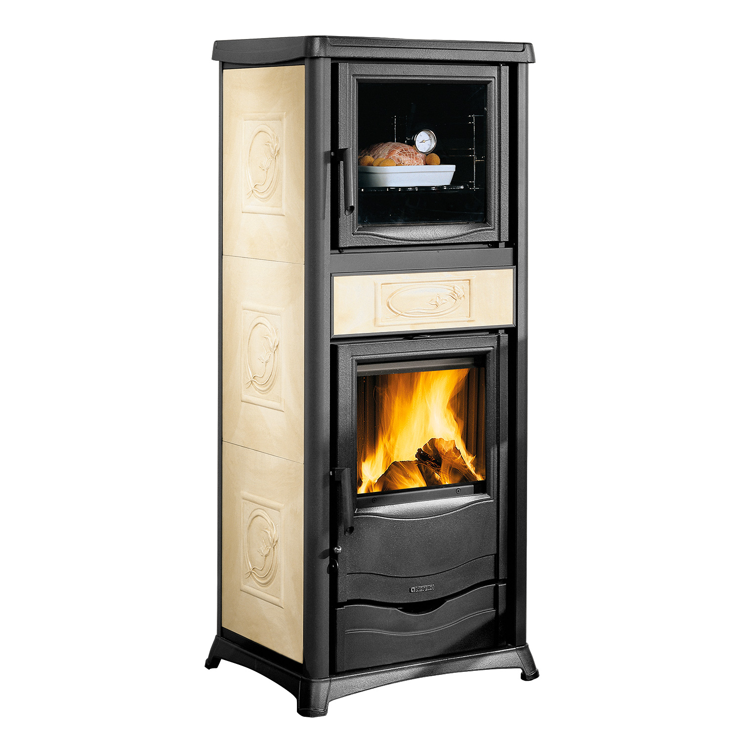 La Nordica Rossella Plus Forno 5.0 Kaminofen Liberty Panna