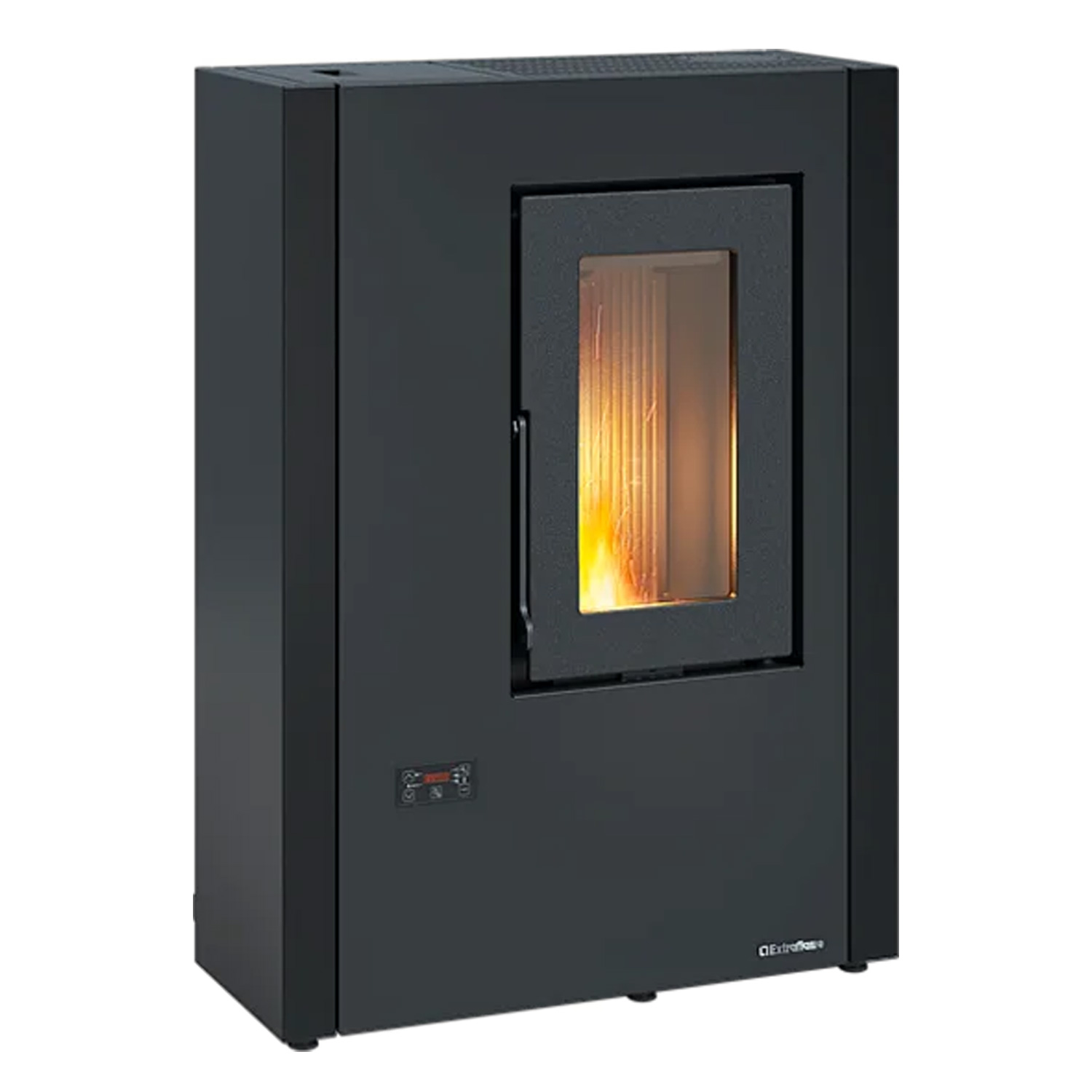 Extraflame Luisella 5.0 Maxi Pelletofen Schwarz