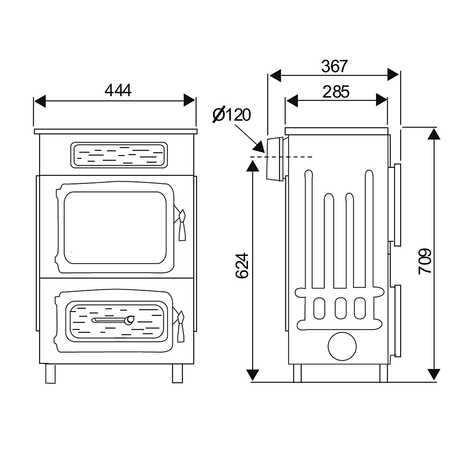 Wamsler 10960F-WO Werkstattofen mit Fenster