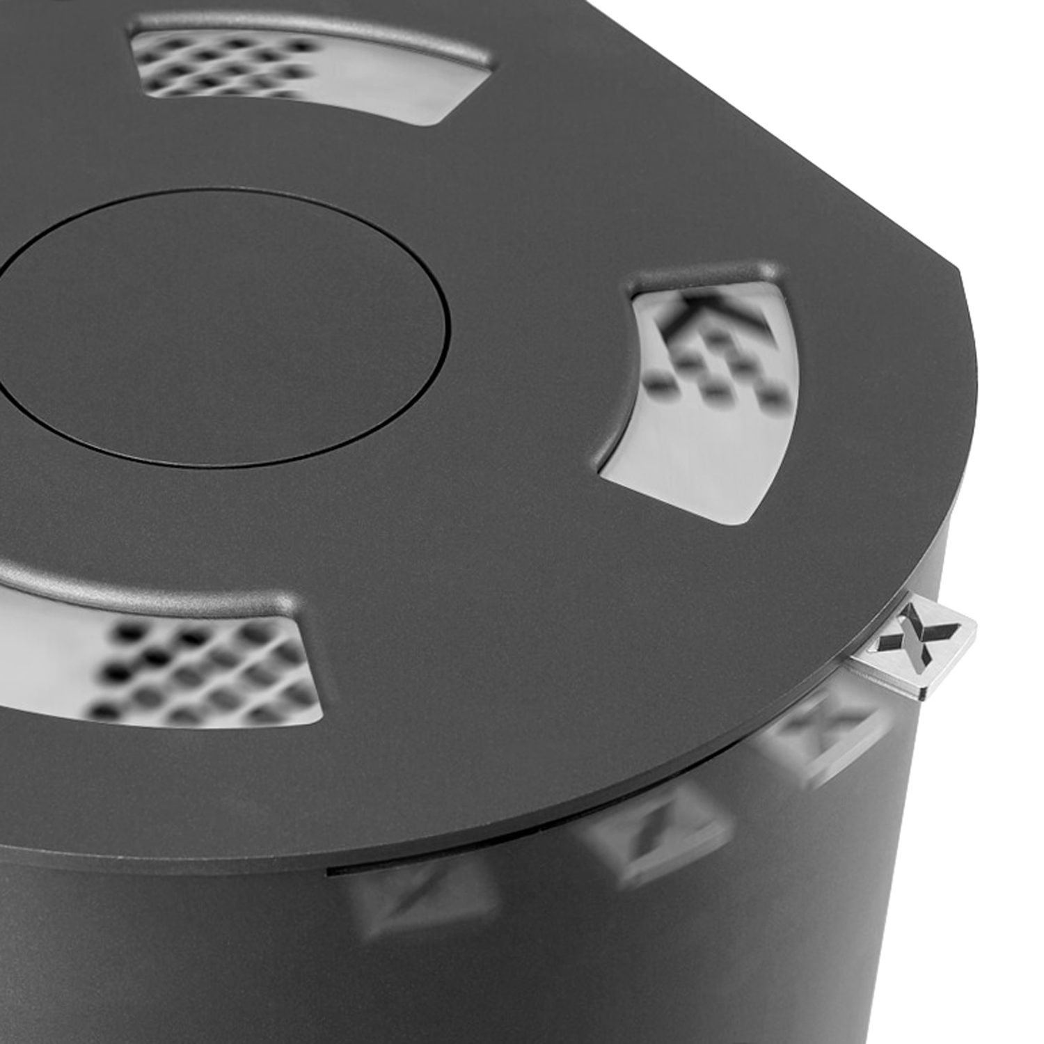 Austroflamm Tower Xtra 2.0 Kaminofen Stahl gussgrau, RR oben oder hinten Austroflamm Tower Xtra 2.0 Kaminofen Stahl gussgrau, RR oben oder hinten