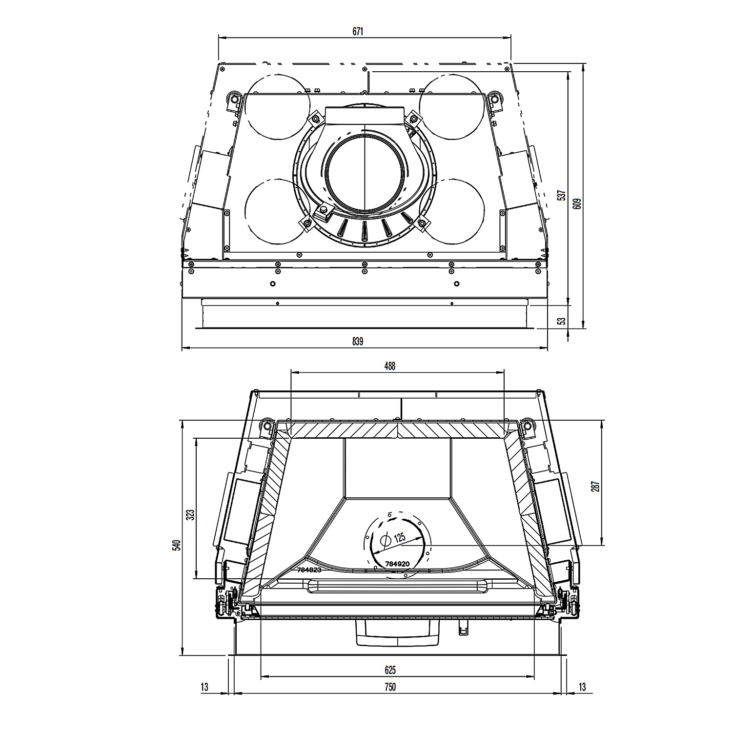 Austroflamm 75x57 S 2.0 Kamineinsatz