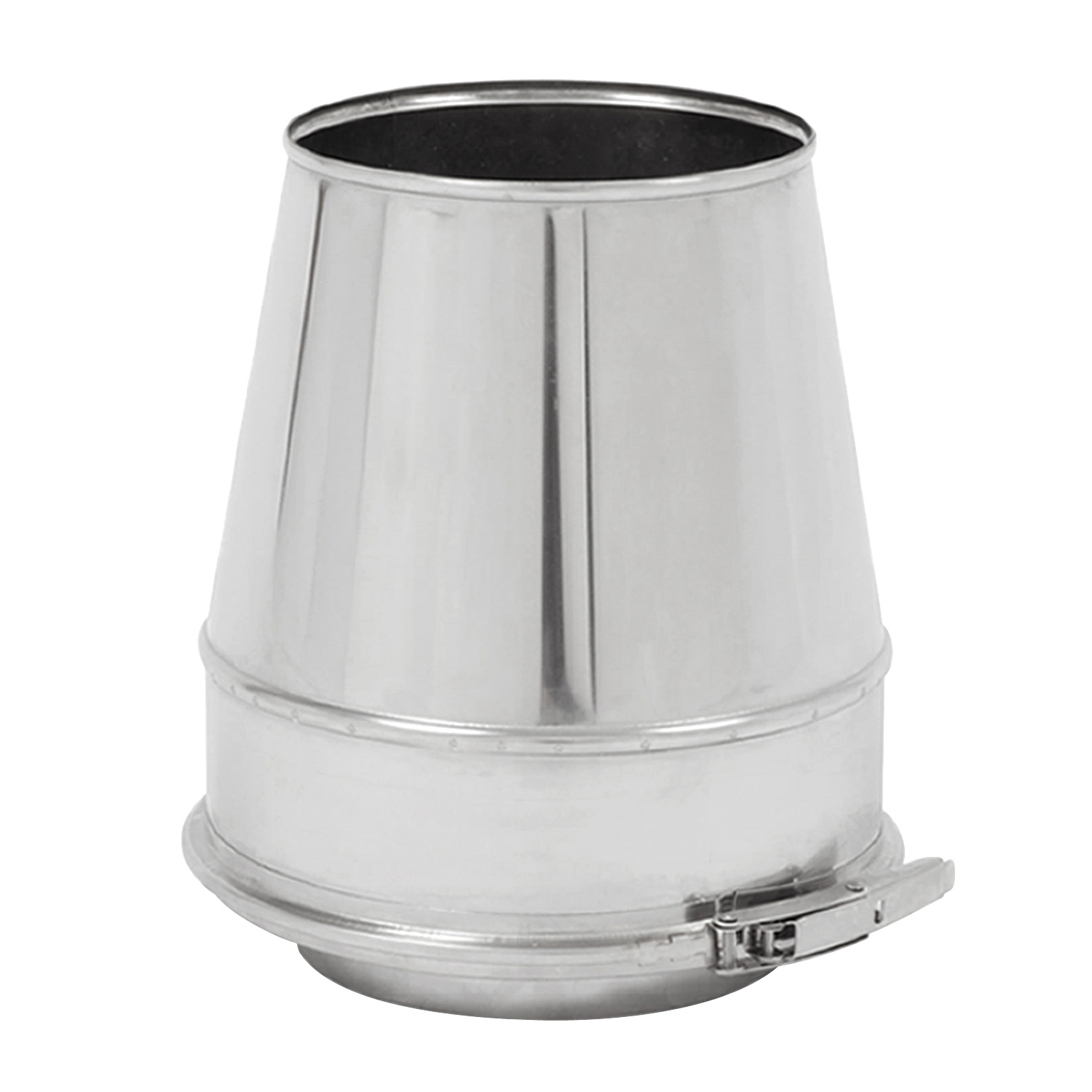 Opsinox Edelstahlschornstein 250mm Mündungsabschluss AWK isoliert Opsinox Edelstahlschornstein 250mm Mündungsabschluss AWK isoliert