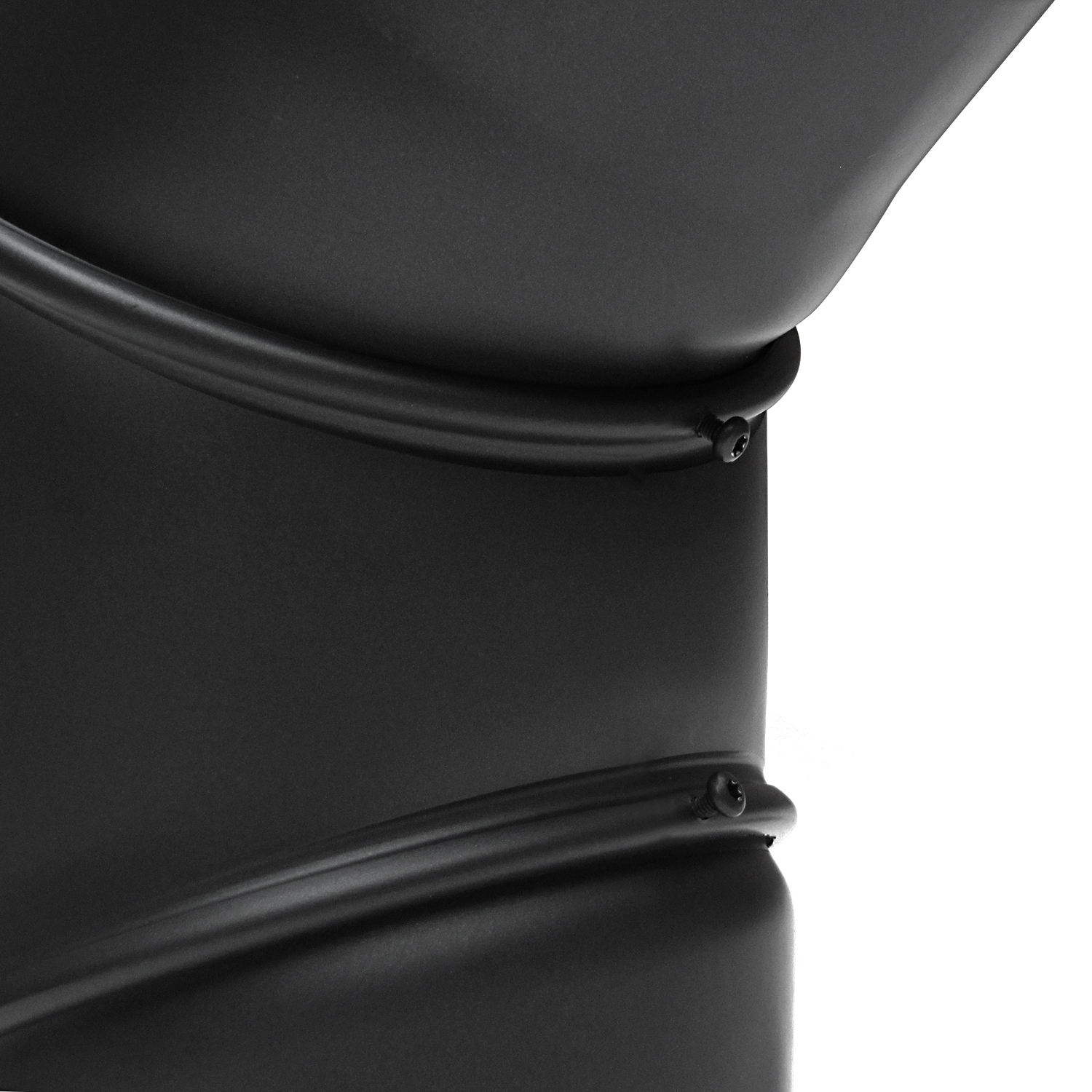 Raik Basic Rauchrohrbogen 180mm schwarz 0–90° mit Tür für Rauchrohr / Ofenrohr