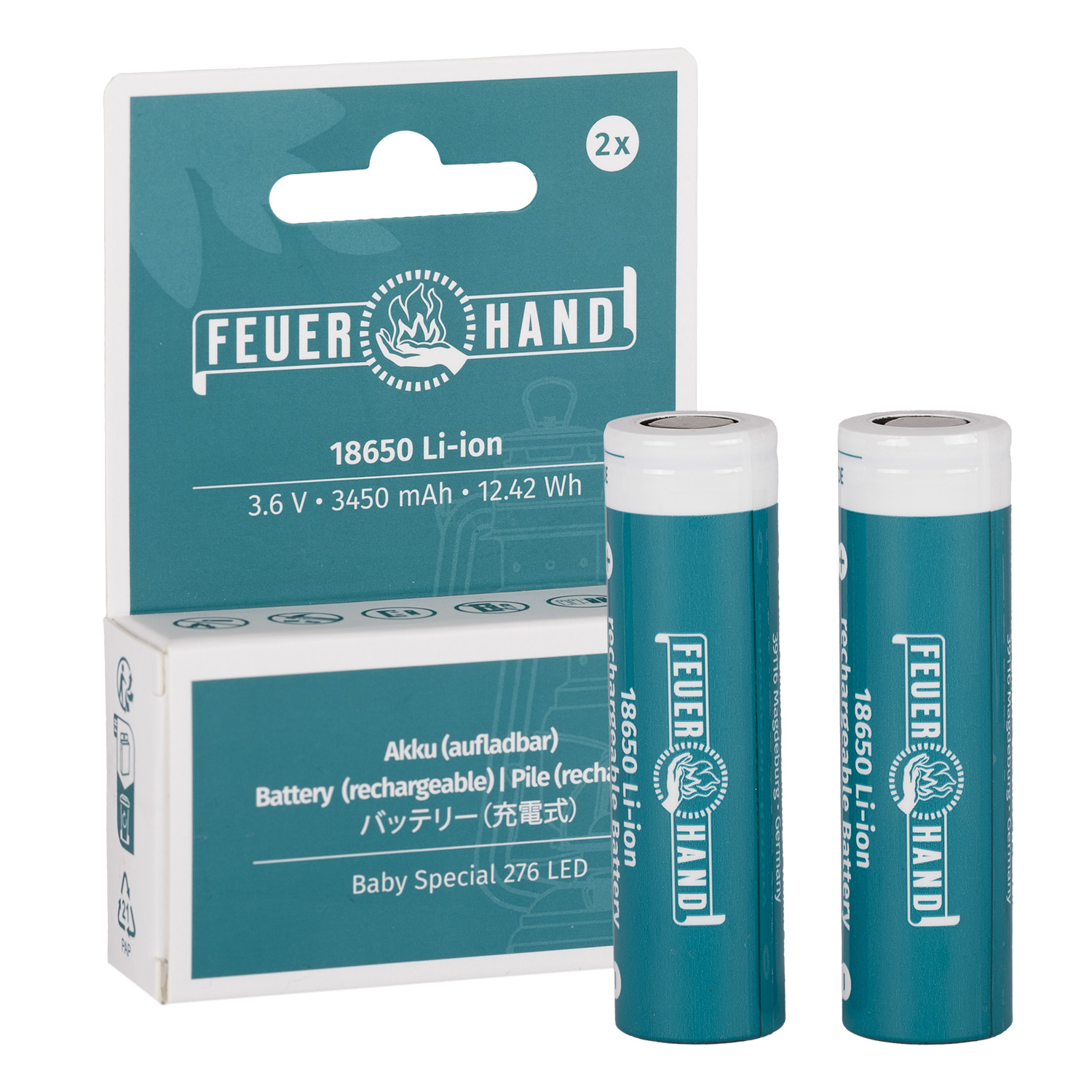 Feuerhand Akku für Baby Special 276 LED Laternen (2 Stück)