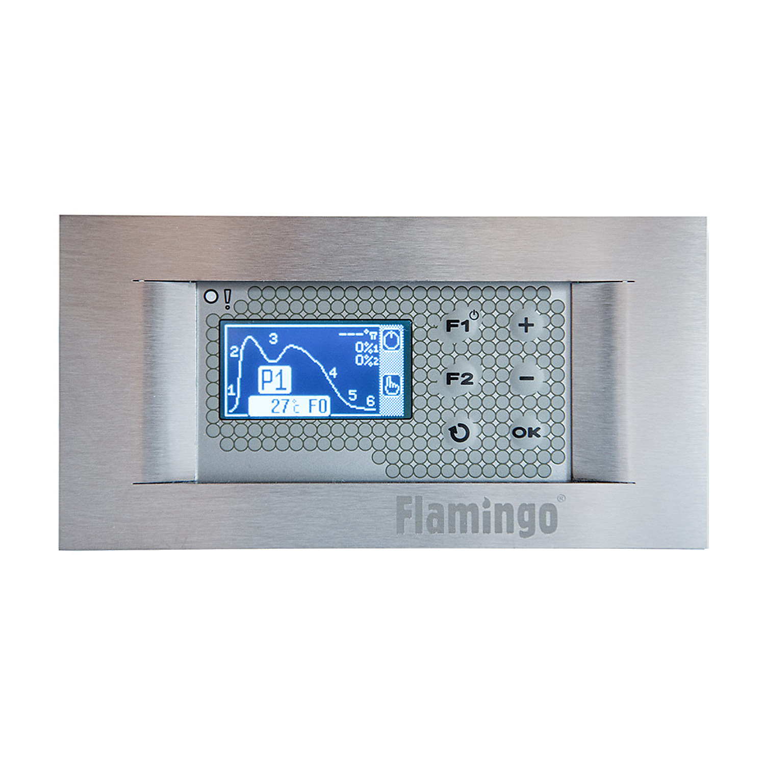 HS Flamingo M9 Kamineinsatz Stahl Schwarz Automatic