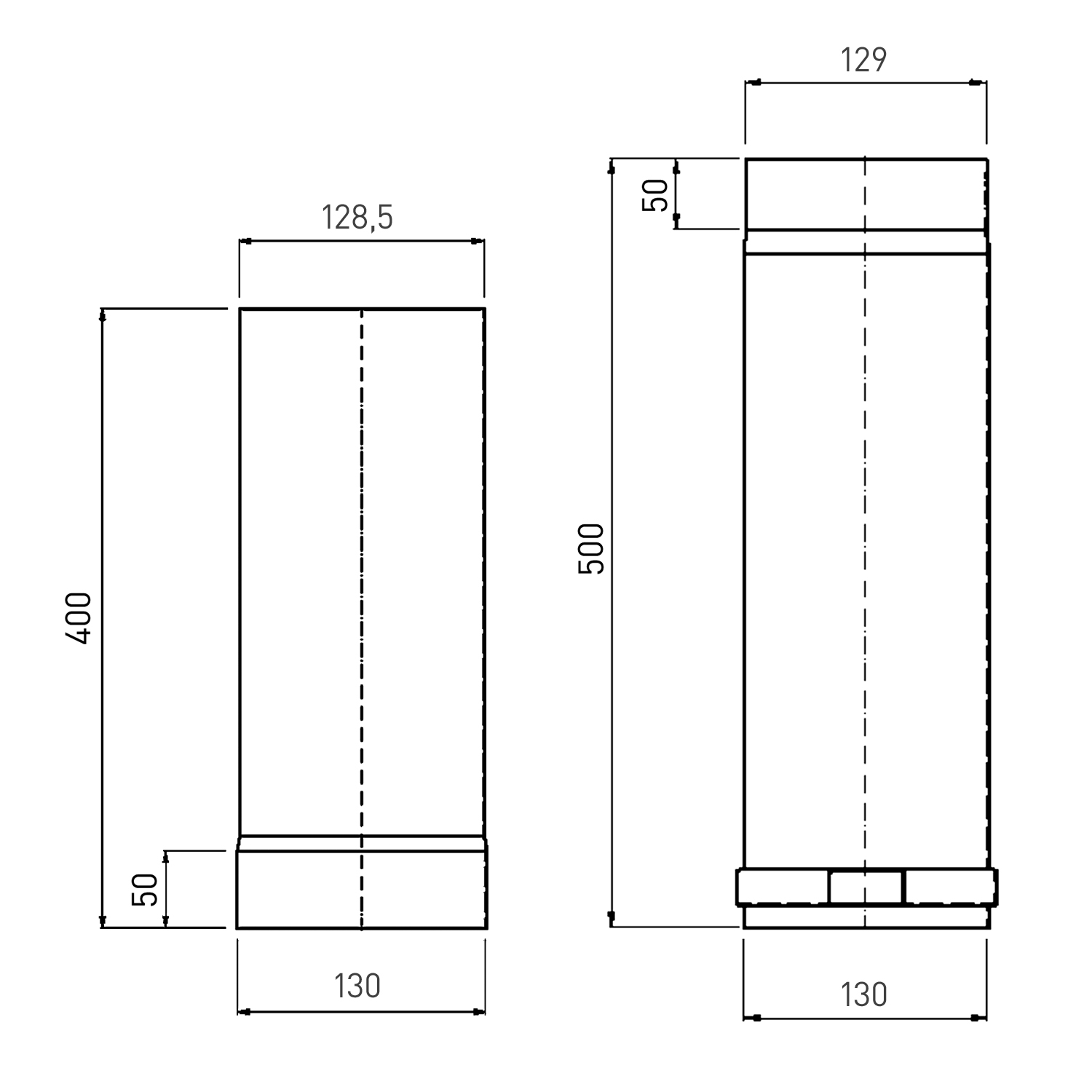 Raik Rauchrohr / Ofenrohr Emaille 130mm - Teleskoprohr Schwarz Raik Rauchrohr / Ofenrohr Emaille 130mm - Teleskoprohr Schwarz