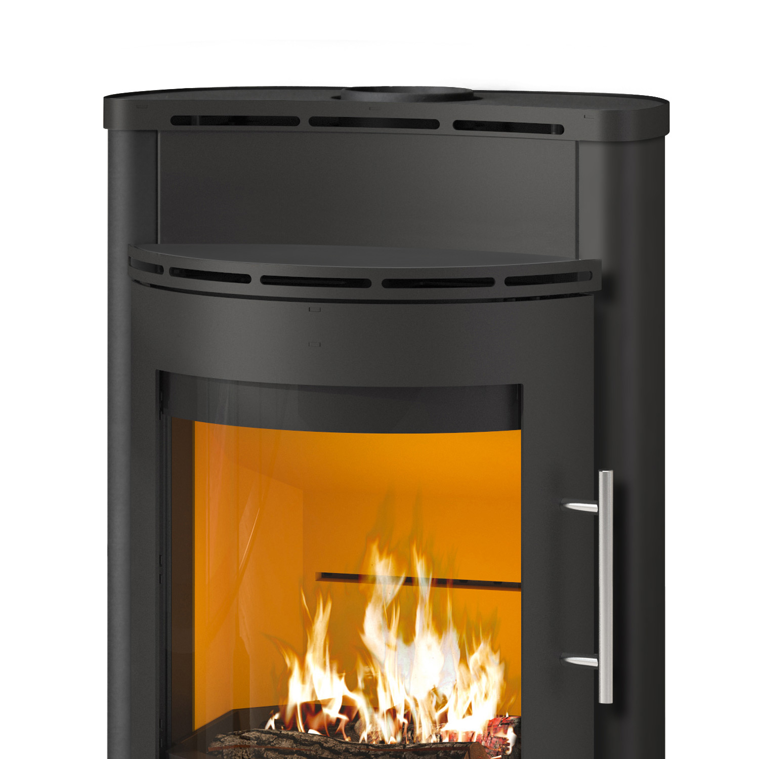 Königshütte Corvus Kaminofen Stahl Schwarz Königshütte Corvus Kaminofen Stahl Schwarz