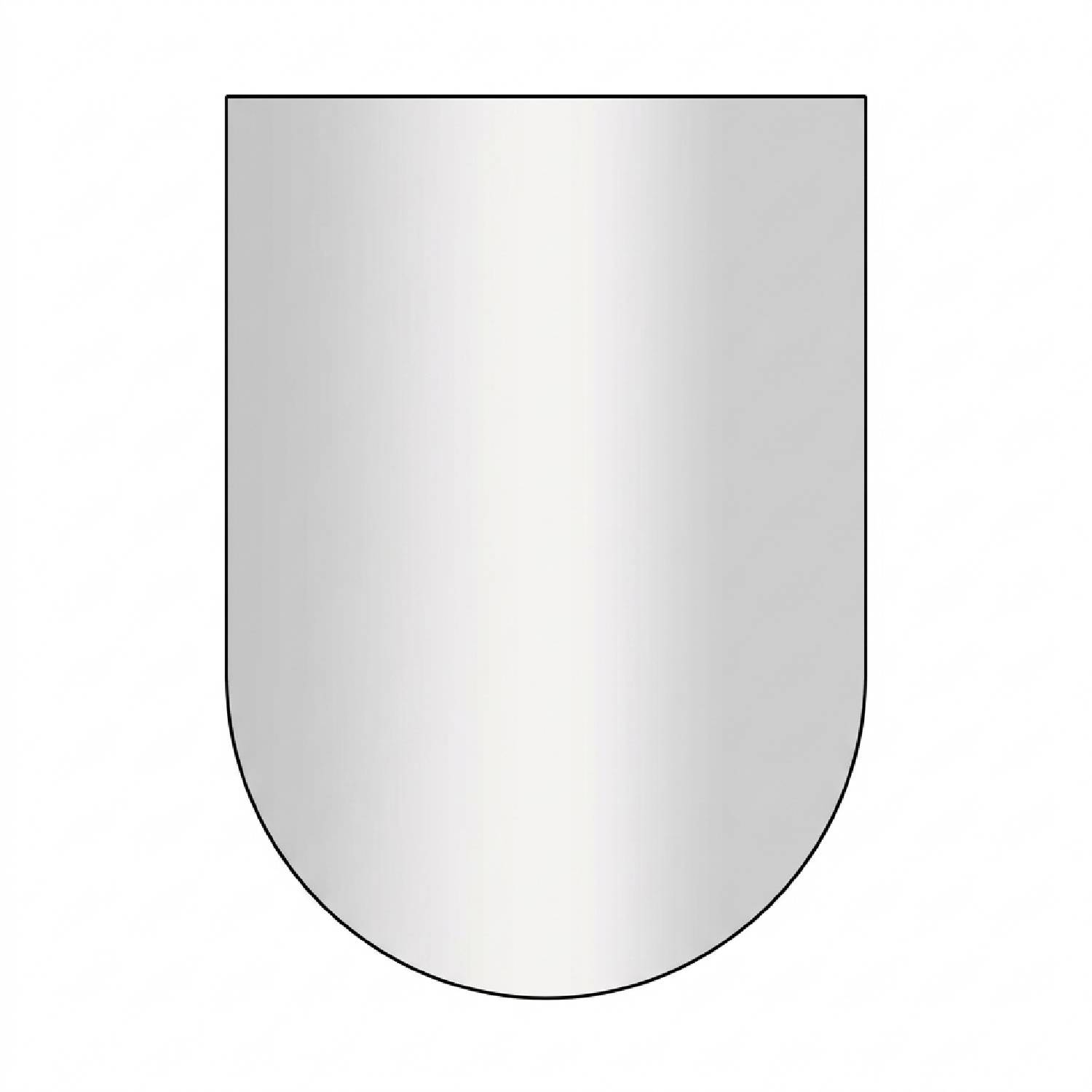 Olsberg ESG-Glas Grundplatte Rundbogen