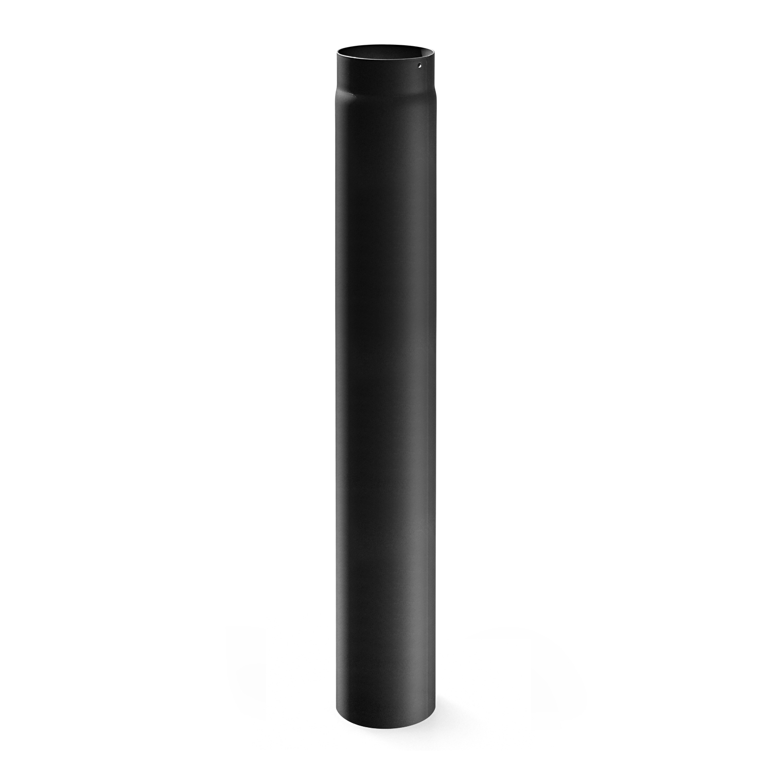 Raik Basic Längenelement 120mm schwarz Länge 1000mm für Rauchrohr / Ofenrohr