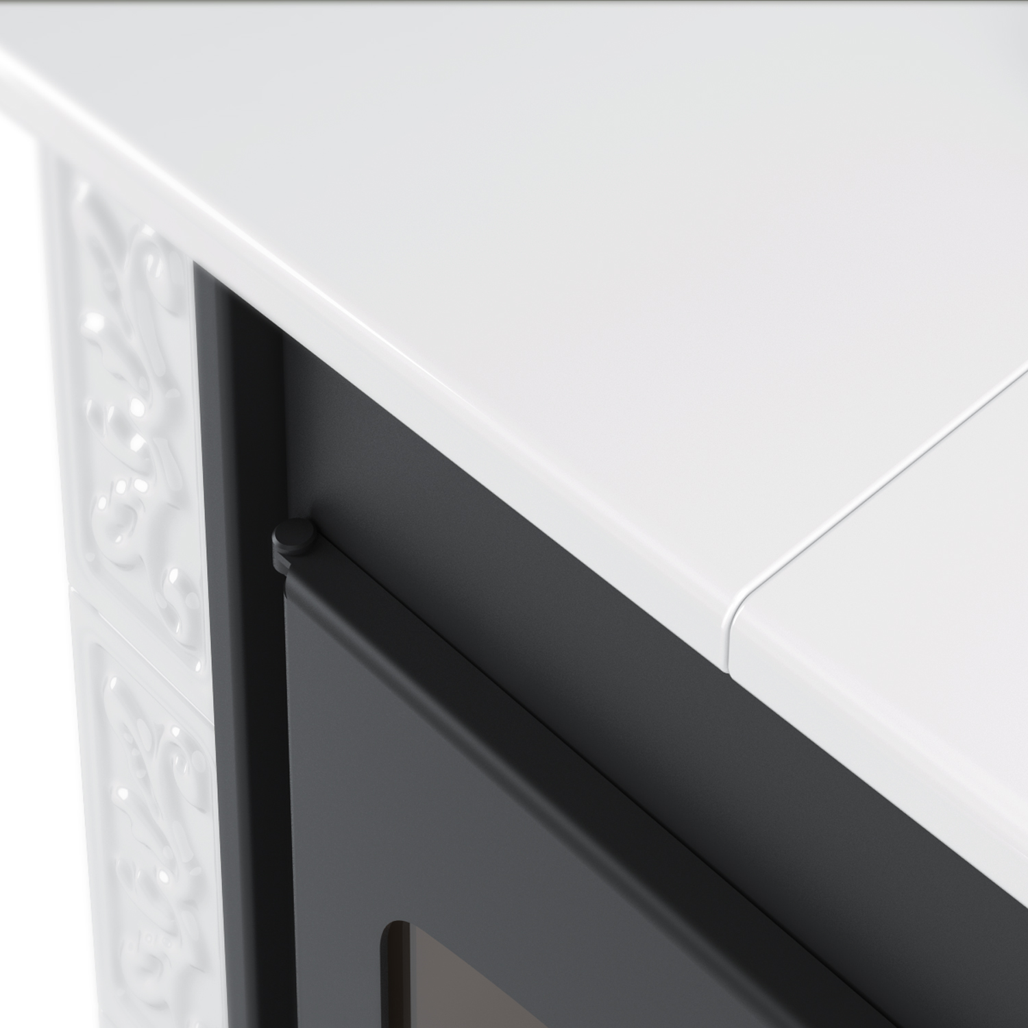 Kaminofen HS Flamingo Bali White Kaminofen HS Flamingo Bali White