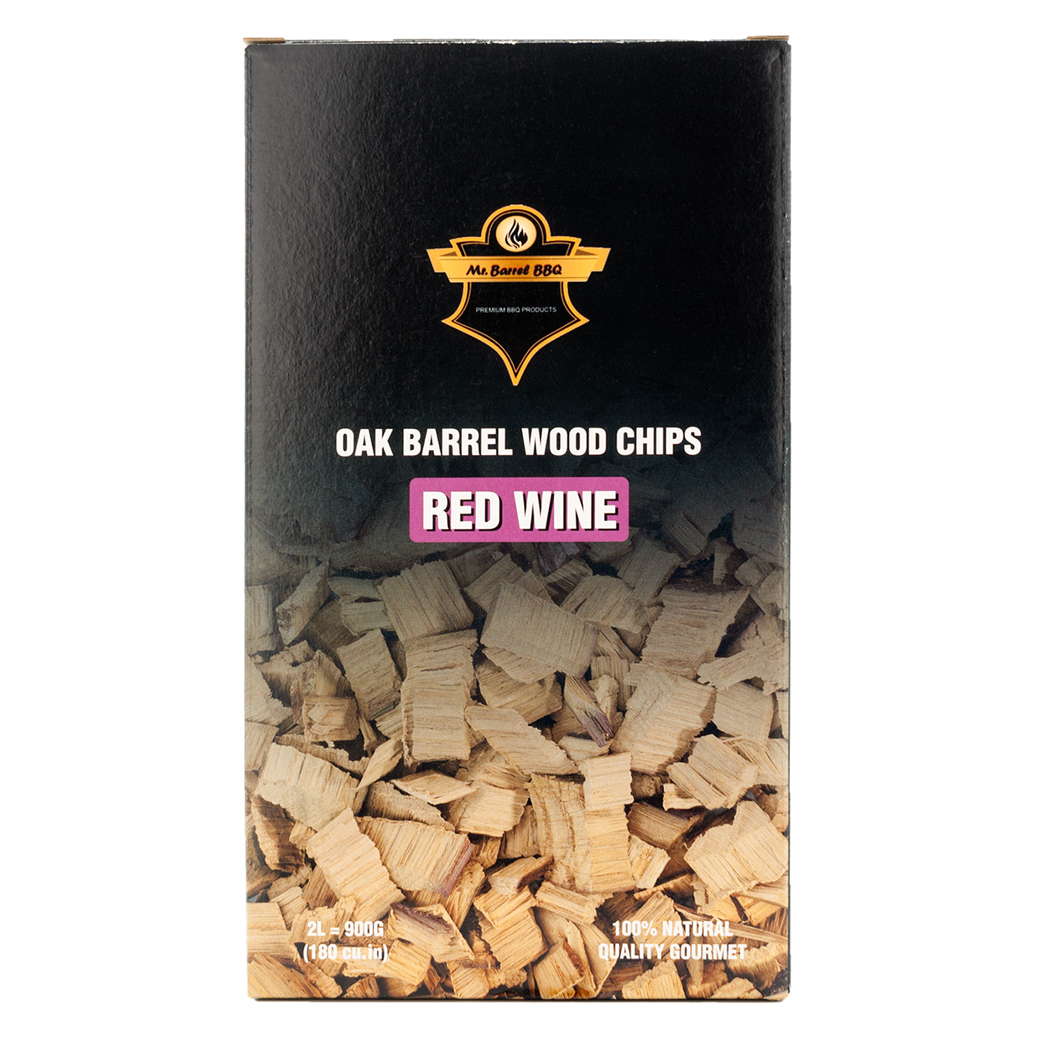 Mr. Barrel BBQ Smoking Chips L Red Wine, 900 g Mr. Barrel BBQ Smoking Chips L Red Wine, 900 g