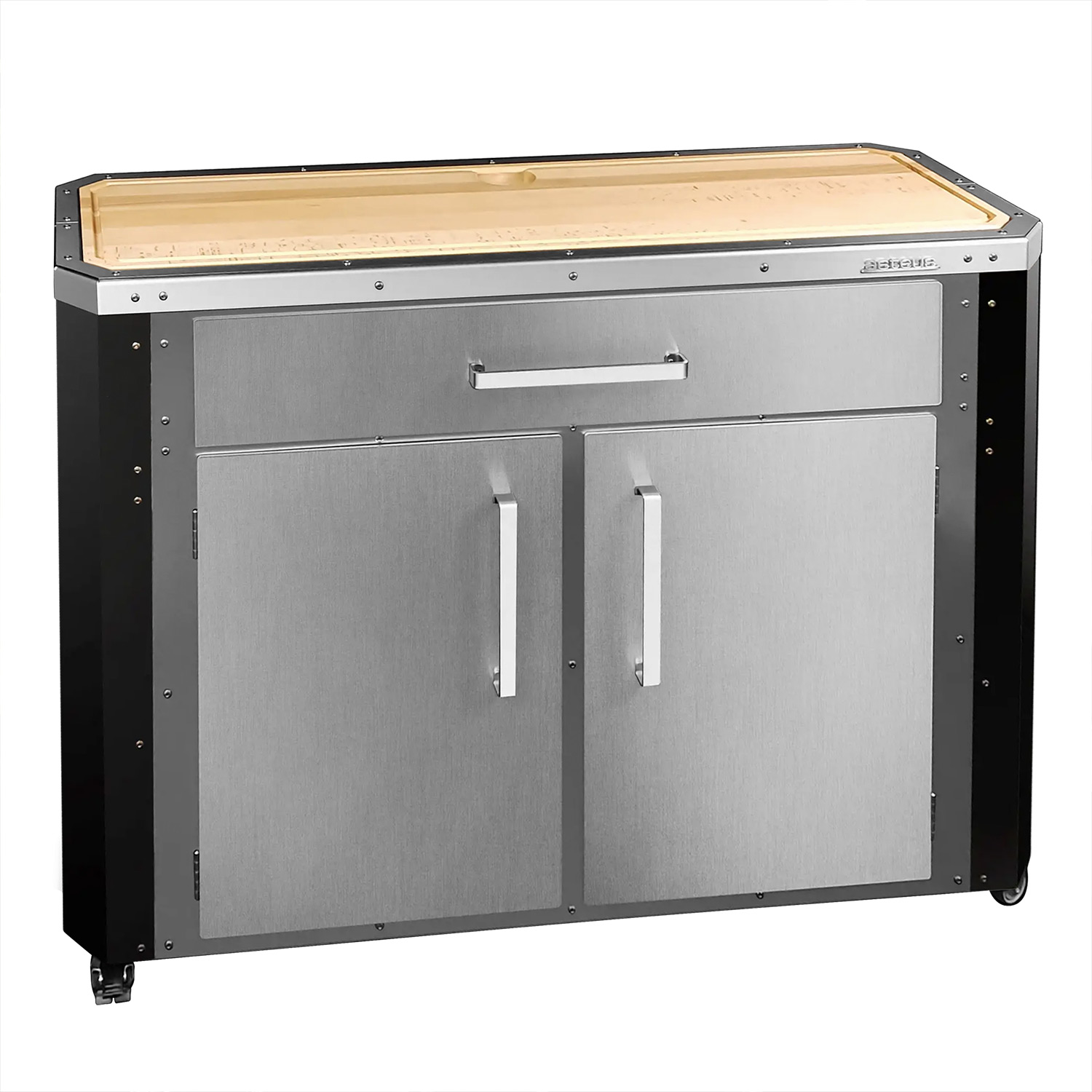 Asteus Tephra Lifestyle Grillstation Edelstahl & schwarz emailliert Asteus Tephra Lifestyle Grillstation Edelstahl & schwarz emailliert