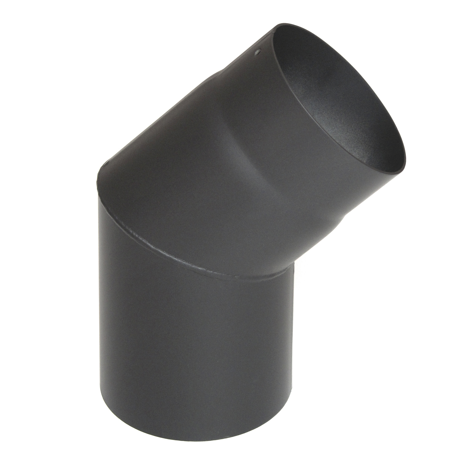 Raik Basic Rauchrohrbogen 130mm gussgrau 45° ohne Tür für Rauchrohr / Ofenrohr