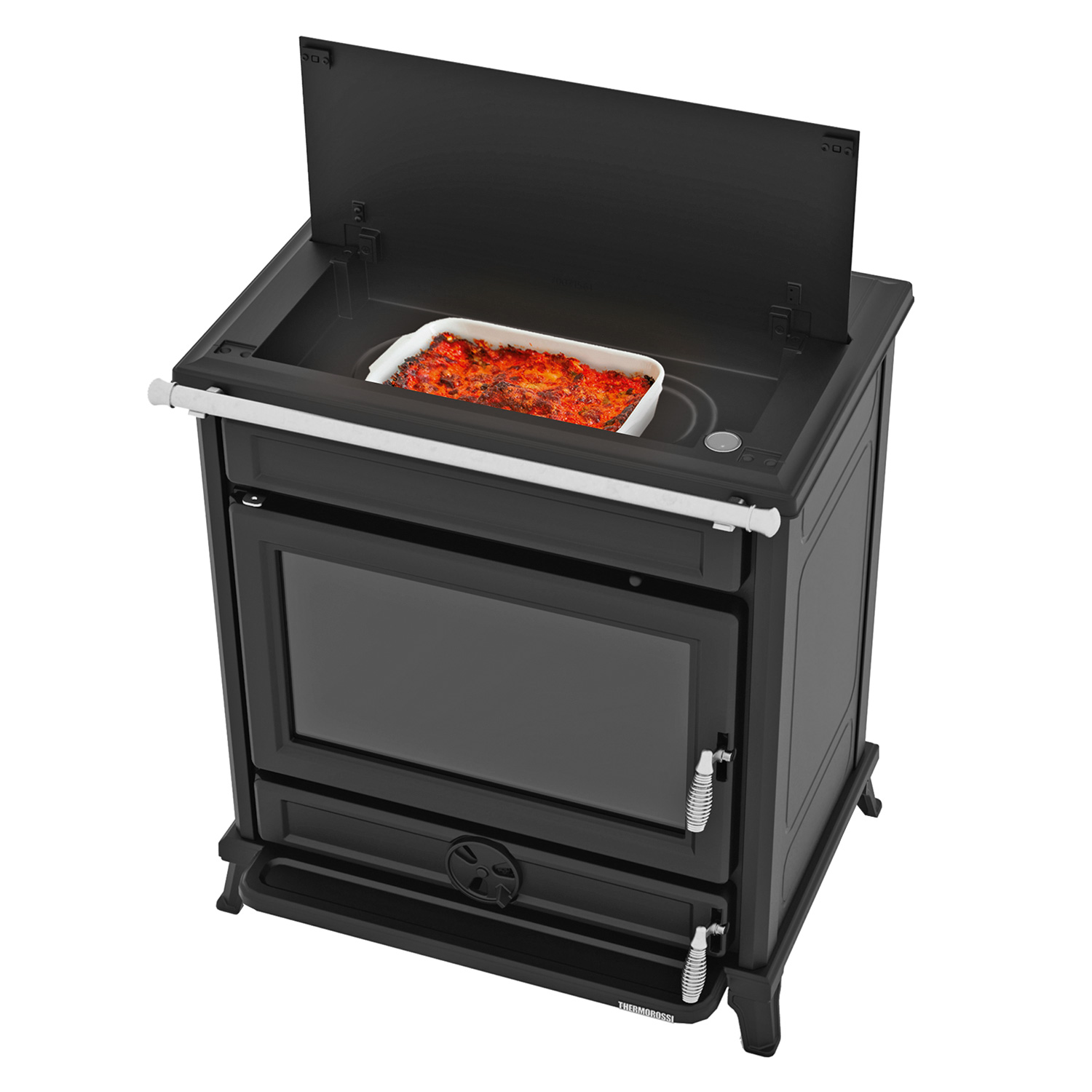 Thermorossi Agora Evo6 Kaminofen Schwarz