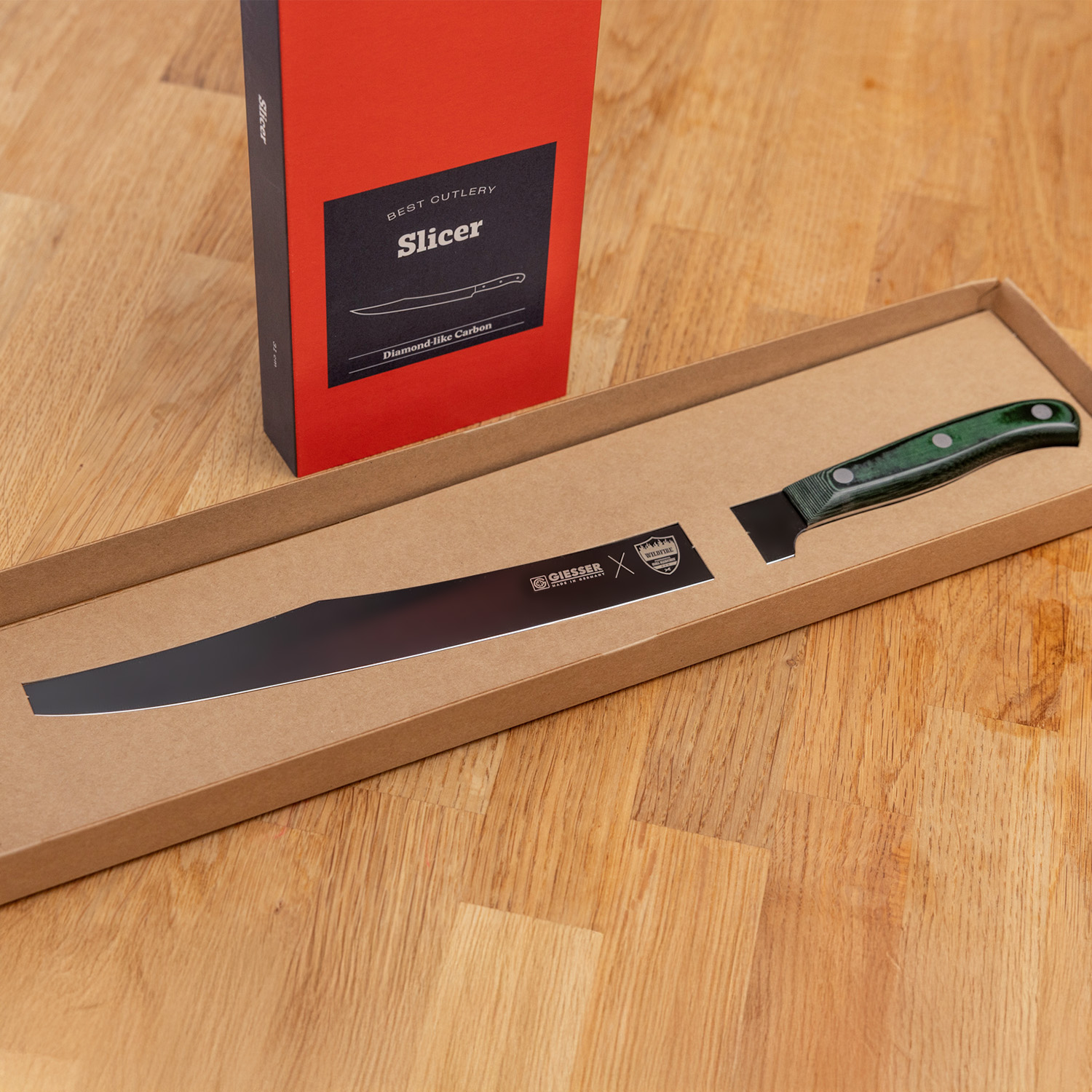 Big Green Egg Wildfire x Giesser Messer Slicer / DLC beschichtet