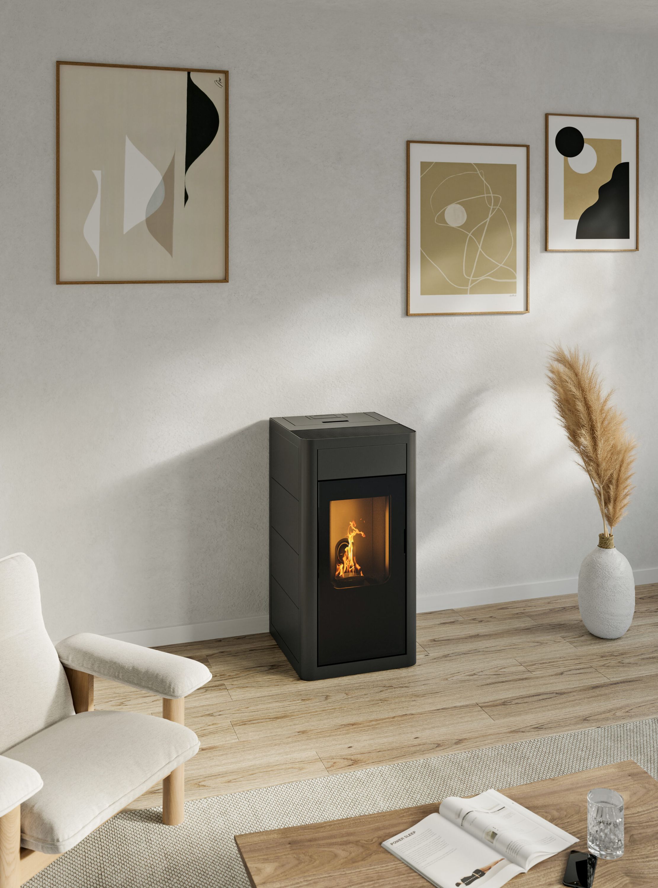 Königshütte INDUS Kaminofen 6 kW Stahl schwarz