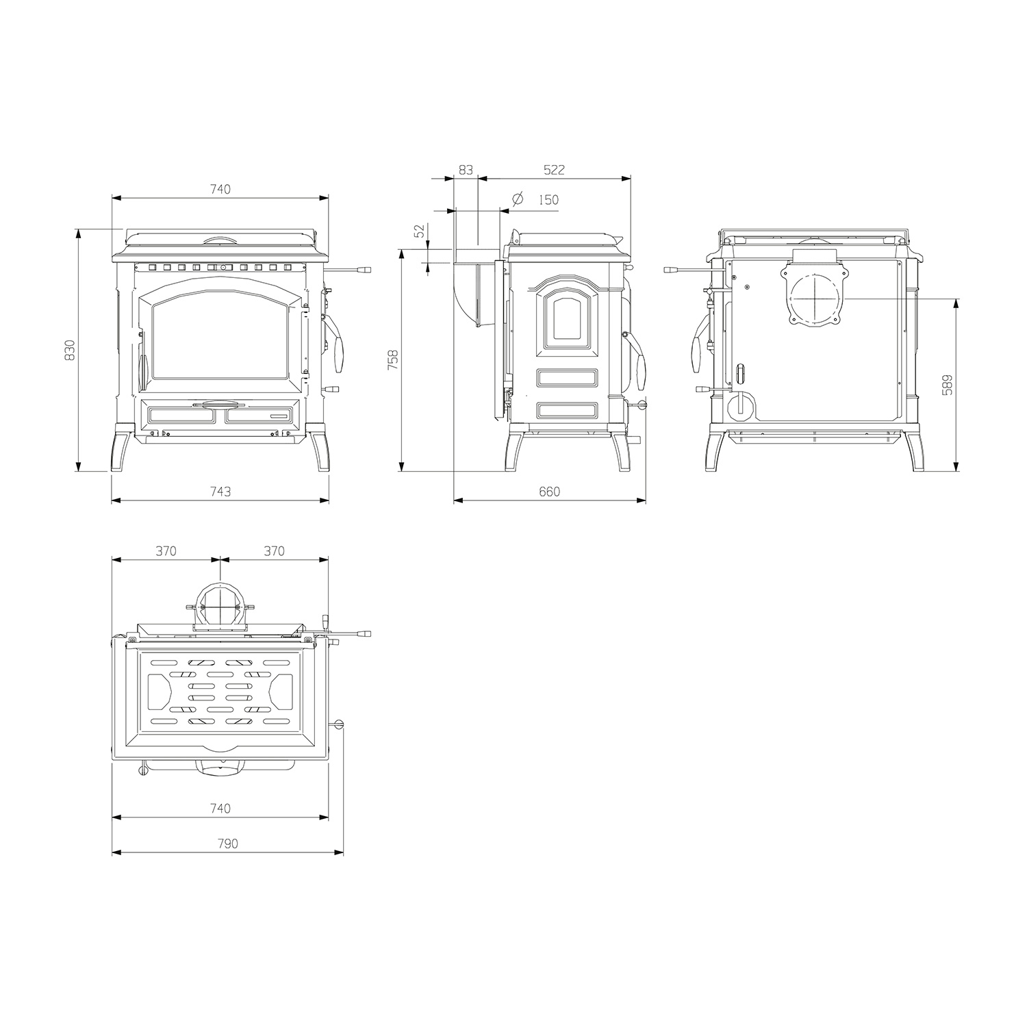 La Nordica Isotta Con Cerchi 16 Kaminofen La Nordica Isotta Con Cerchi 16 Kaminofen