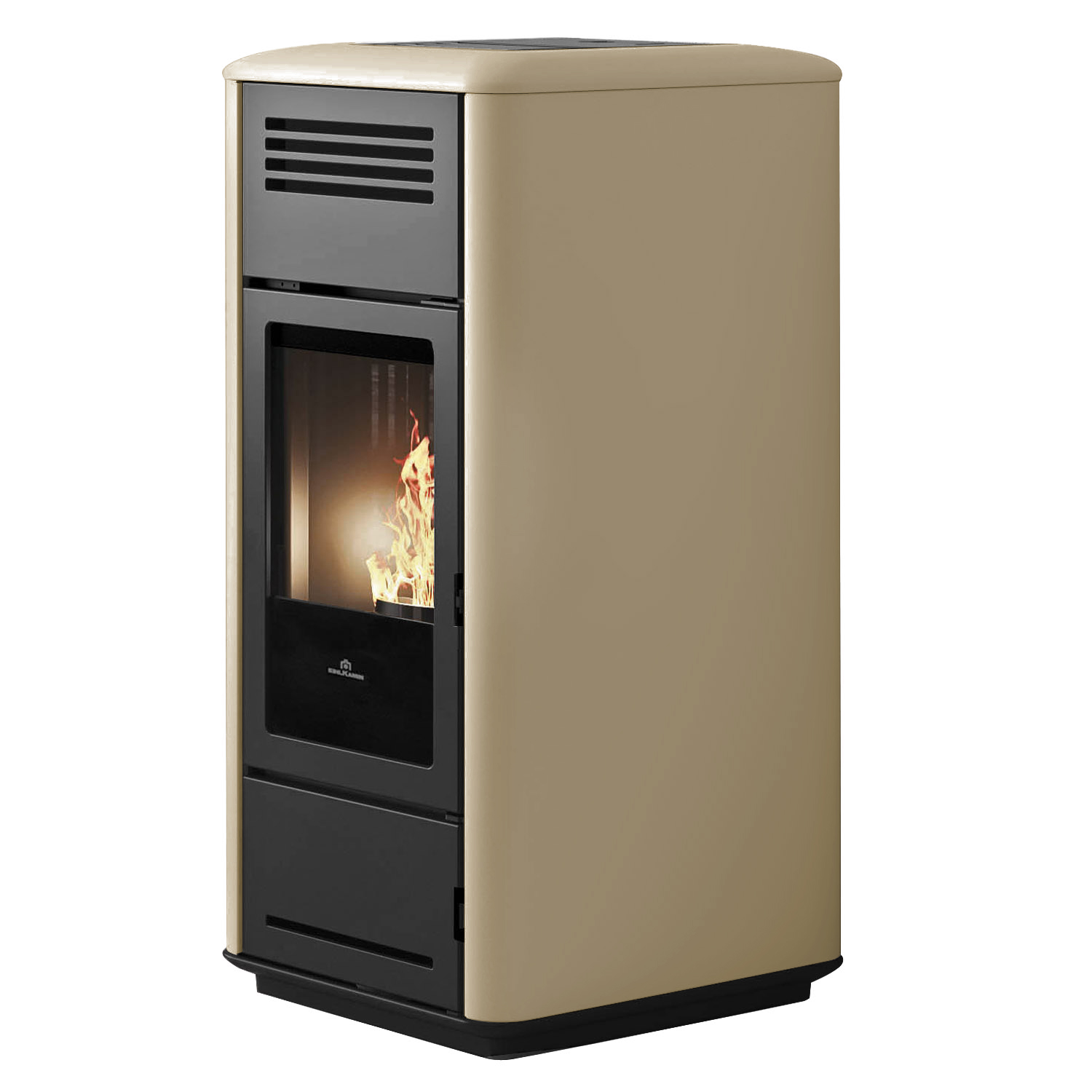 Edilkamin Milla H 12 EVO wasserführender Pelletofen Stahl Pergament