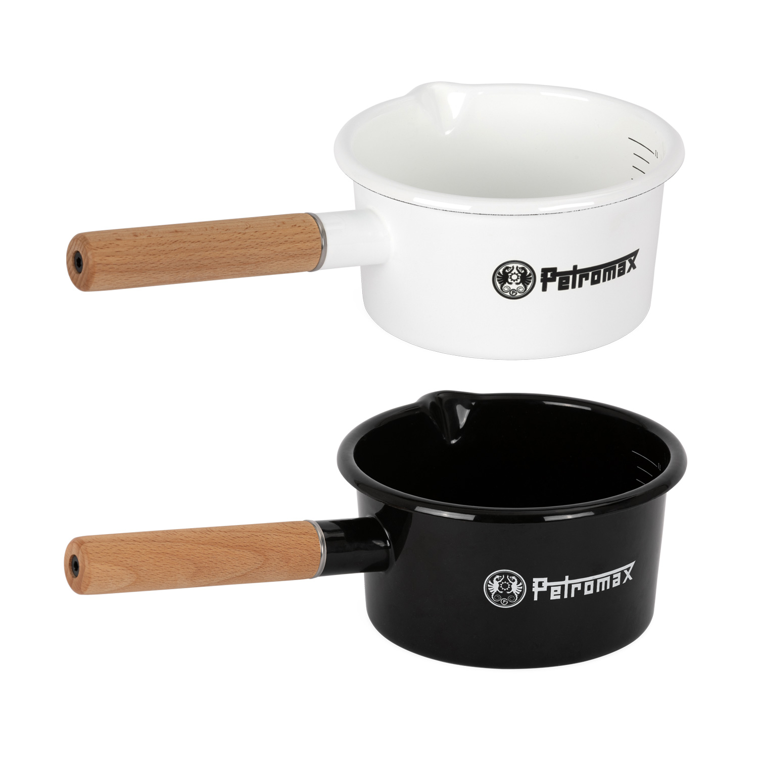 Petromax Emaille-Stieltopf Weiß 1 Liter Petromax Emaille-Stieltopf Weiß 1 Liter