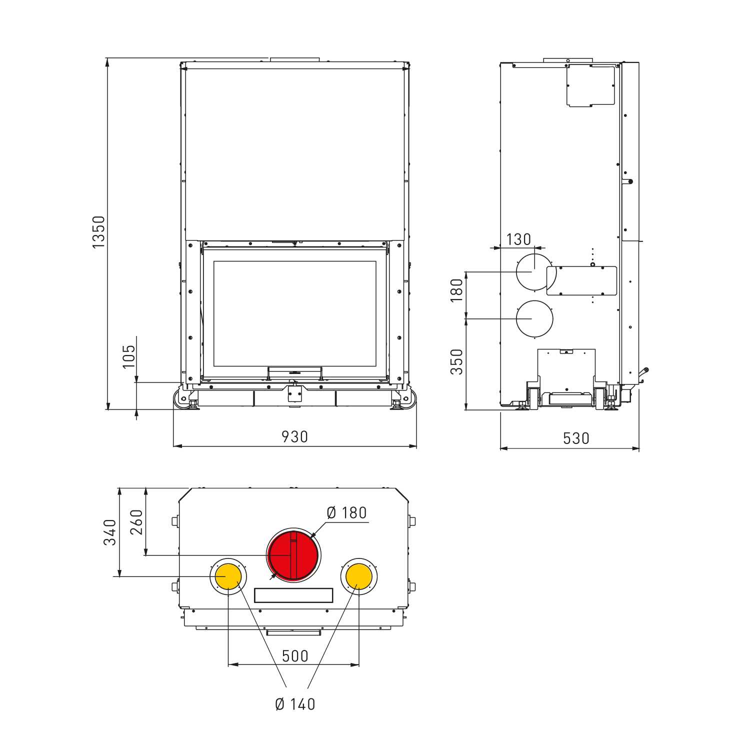 Edilkamin Windo 70 Kamineinsatz Feuerraum Weiß Edilkamin Windo 70 Kamineinsatz Feuerraum Weiß