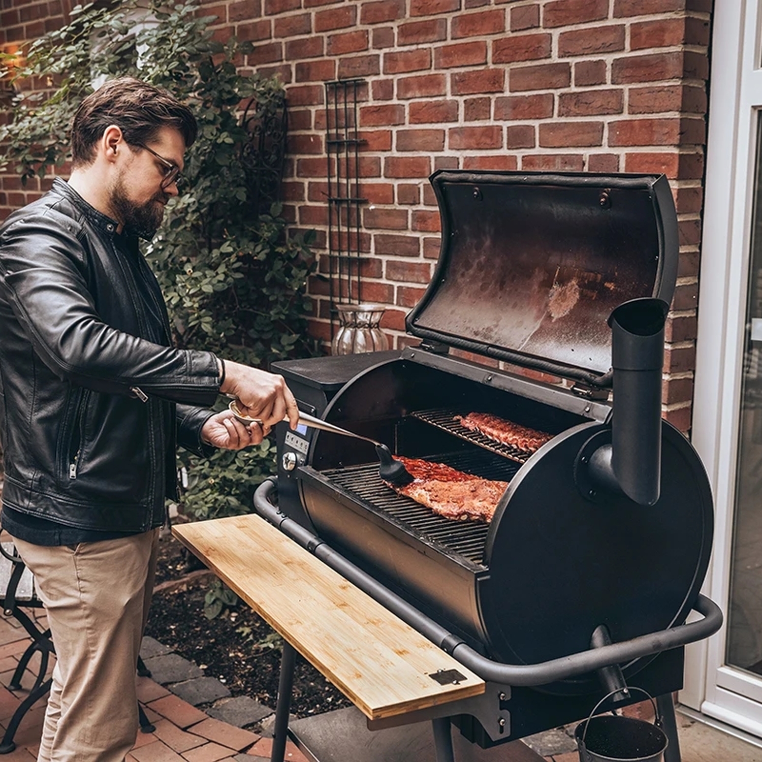 Moesta Simple BBQ Pinsel Edelstahl 37,5 cm