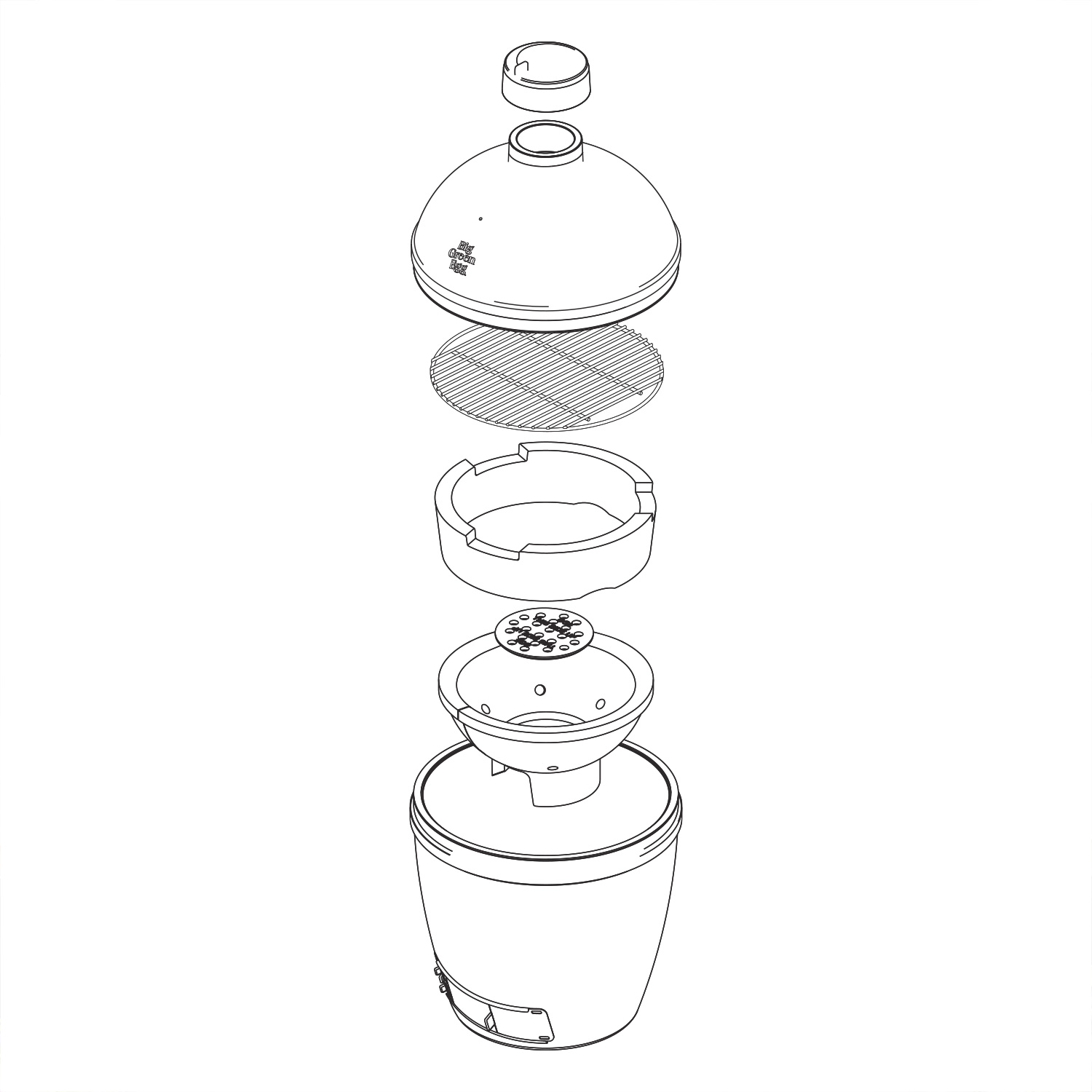 Big Green Egg Medium Keramikgrill Big Green Egg Medium Keramikgrill