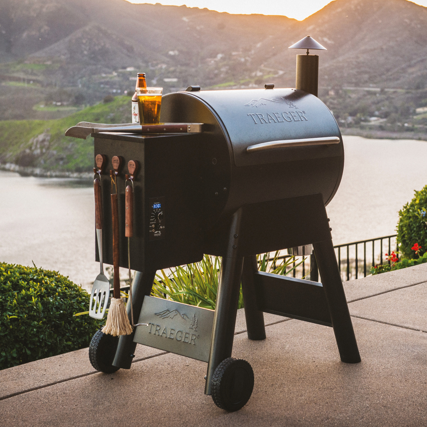 Traeger PRO SERIES 22 Pelletgrill - blau