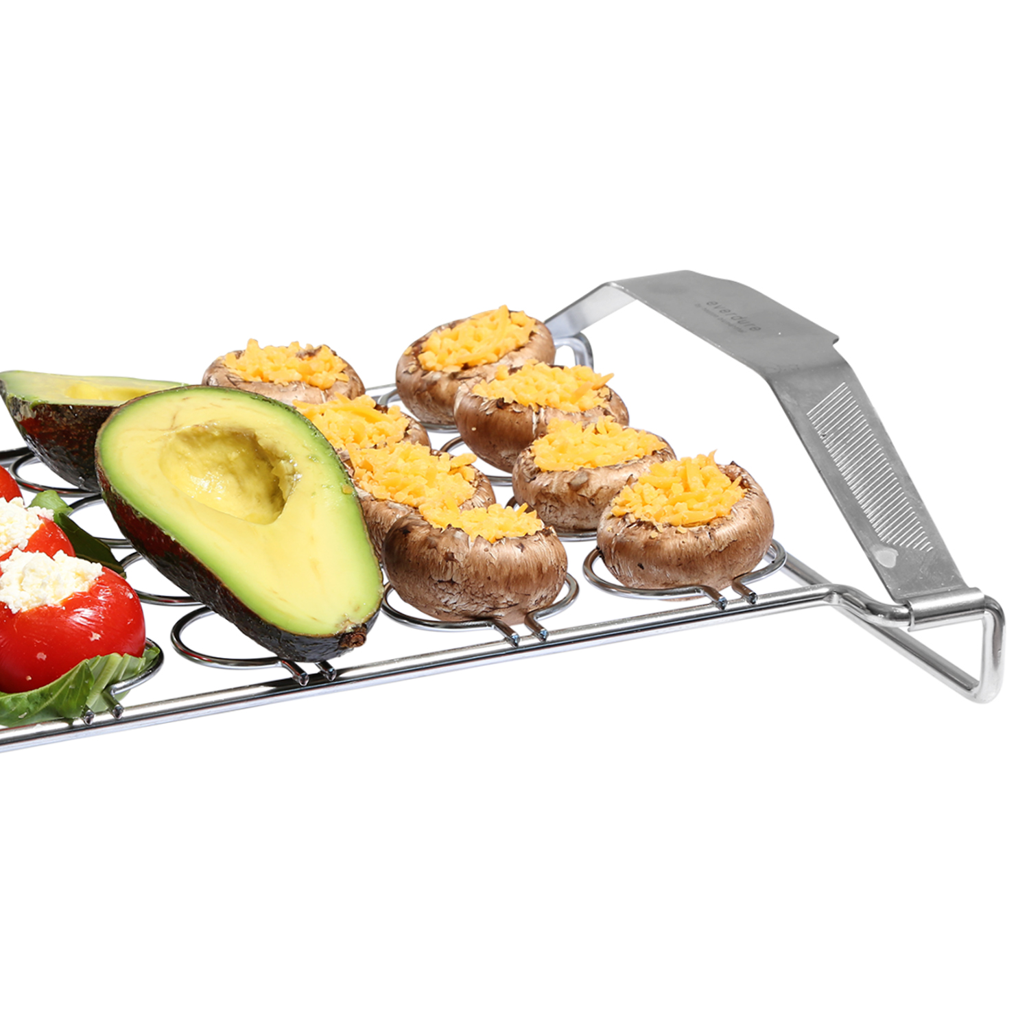 Everdure Quantum Steel Gourmet Universal-Halterung für Gemüse, Muffins, Austern, Muscheln etc. Everdure Quantum Steel Gourmet Universal-Halterung für Gemüse, Muffins, Austern, Muscheln etc.