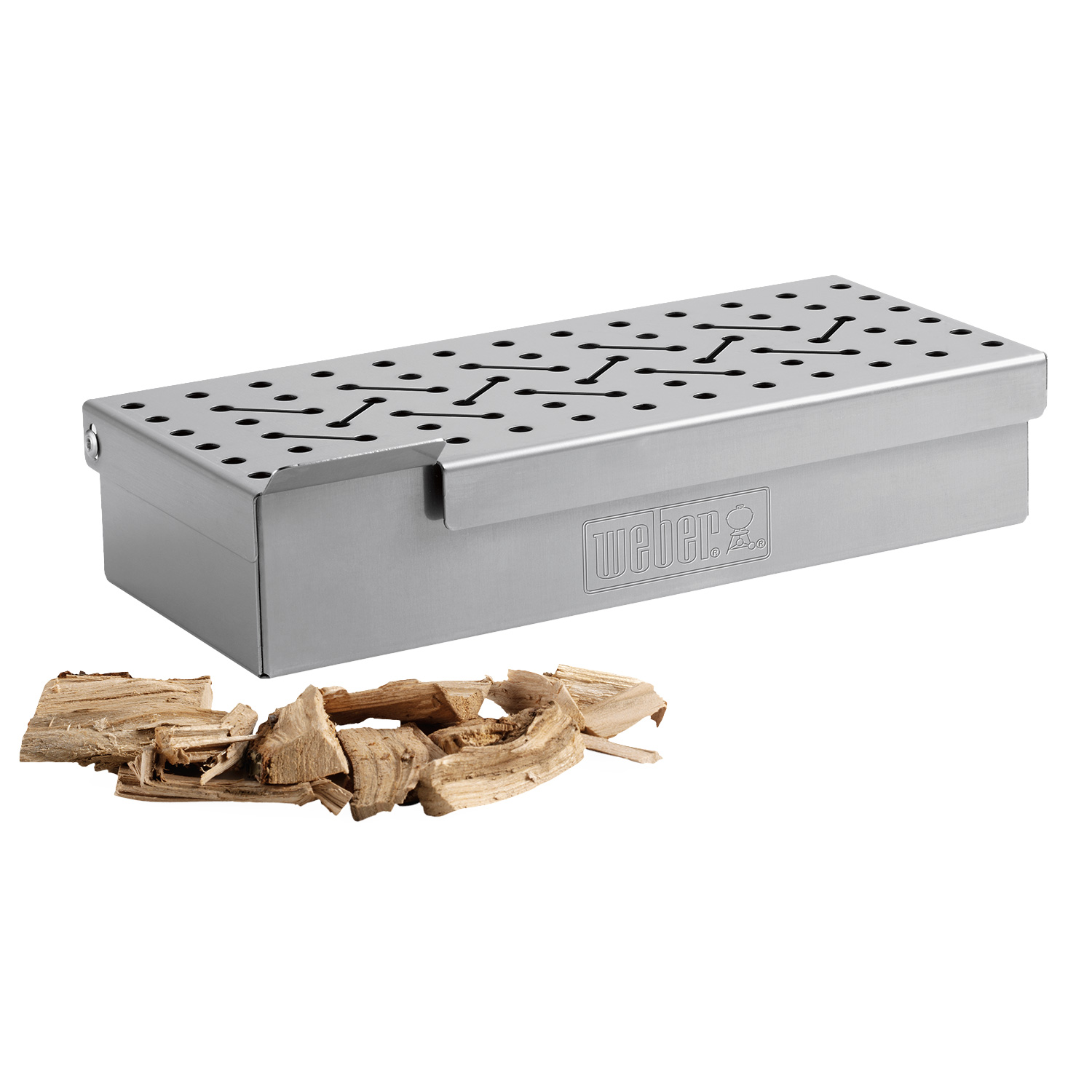 Weber Räucherbox Edelstahl für Gasgrills ab Q 200/2000 Weber Räucherbox Edelstahl für Gasgrills ab Q 200/2000