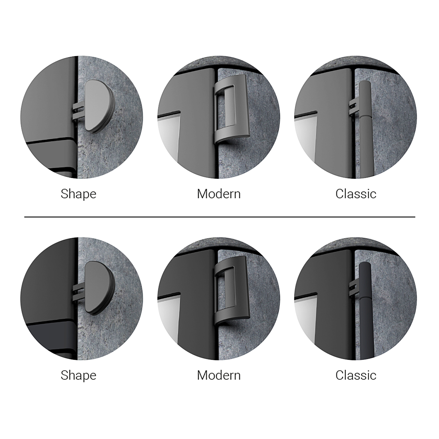 Lotus Prestige Basic Indian Night, Tür Grau, Rauchabgang oben Lotus Prestige Basic Indian Night, Tür Grau, Rauchabgang oben