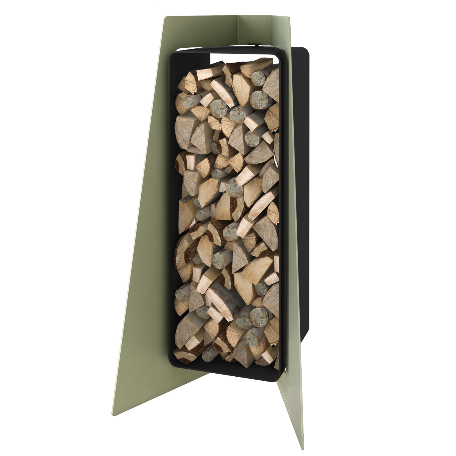HS Flamingo Deluxe 3 Holzregal Olive