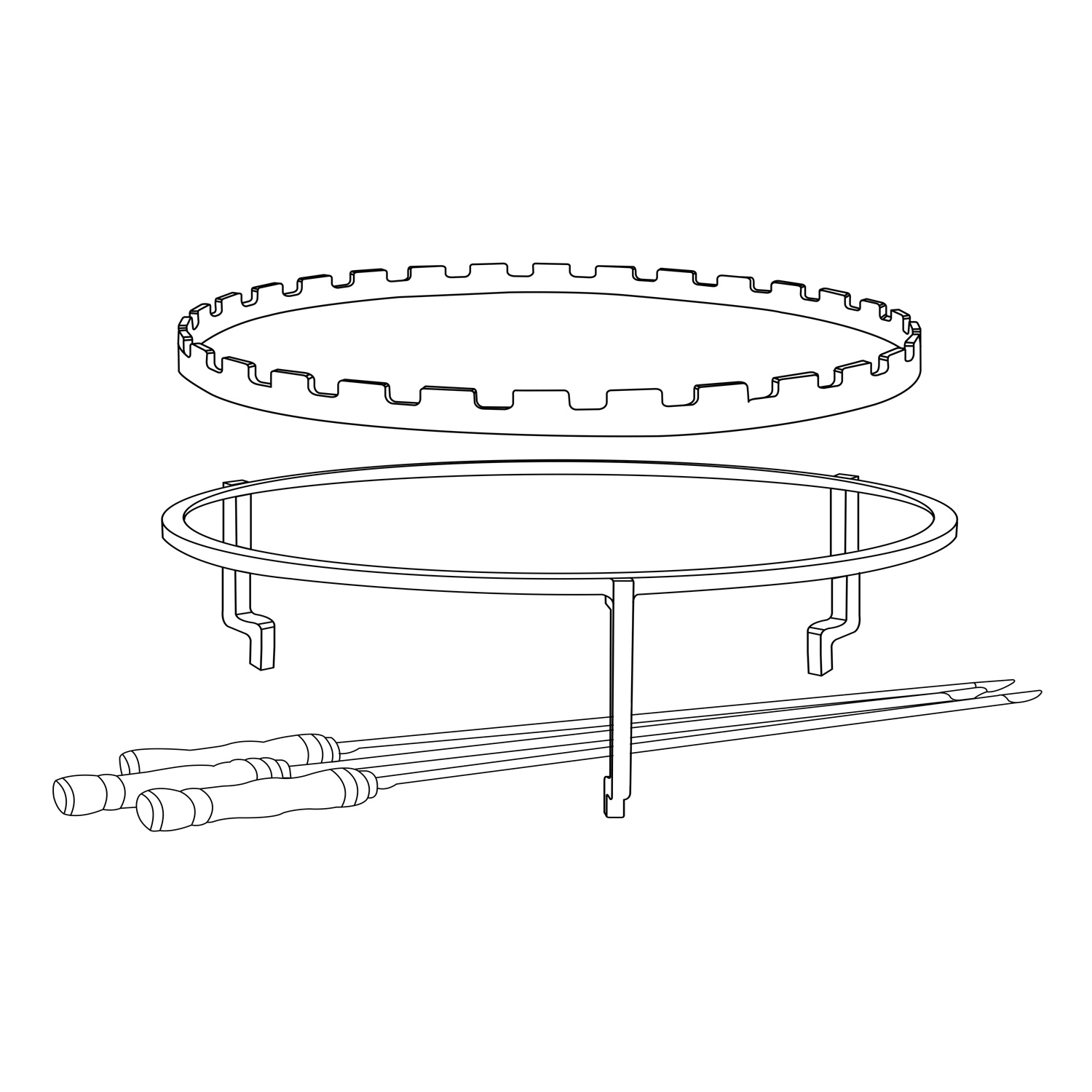 OFYR Grillspieße-Set für 100-er Grill & Feuerstelle OFYR Grillspieße-Set für 100-er Grill & Feuerstelle