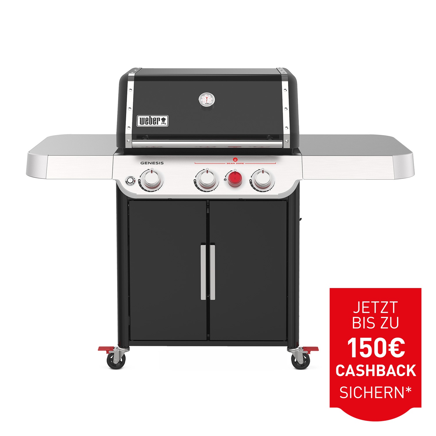 Weber Genesis E-325S Gas-Grillstation Schwarz