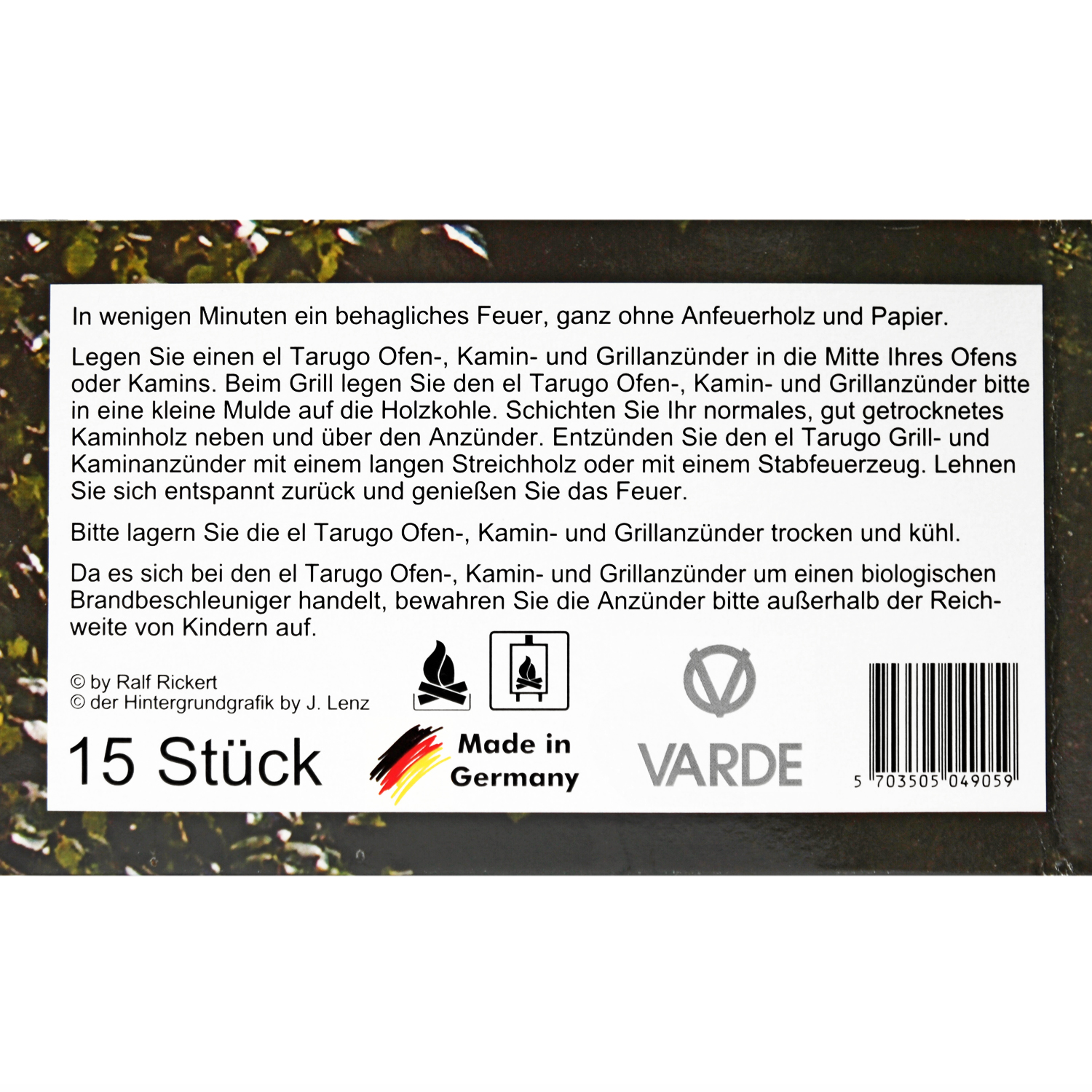 Varde Zapfenzünder El Tarugo - 90 Stück