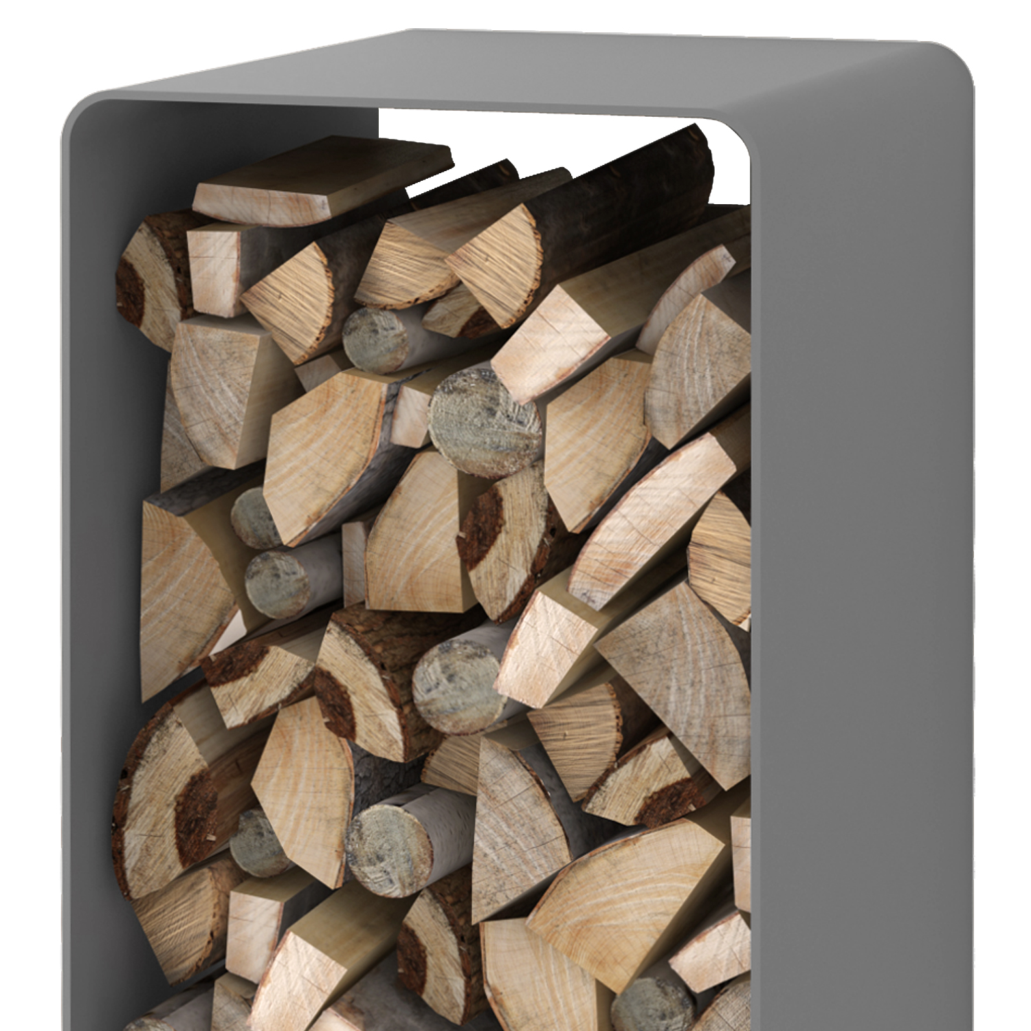 HS Flamingo Deluxe 1 Holzregal Grau HS Flamingo Deluxe 1 Holzregal Grau