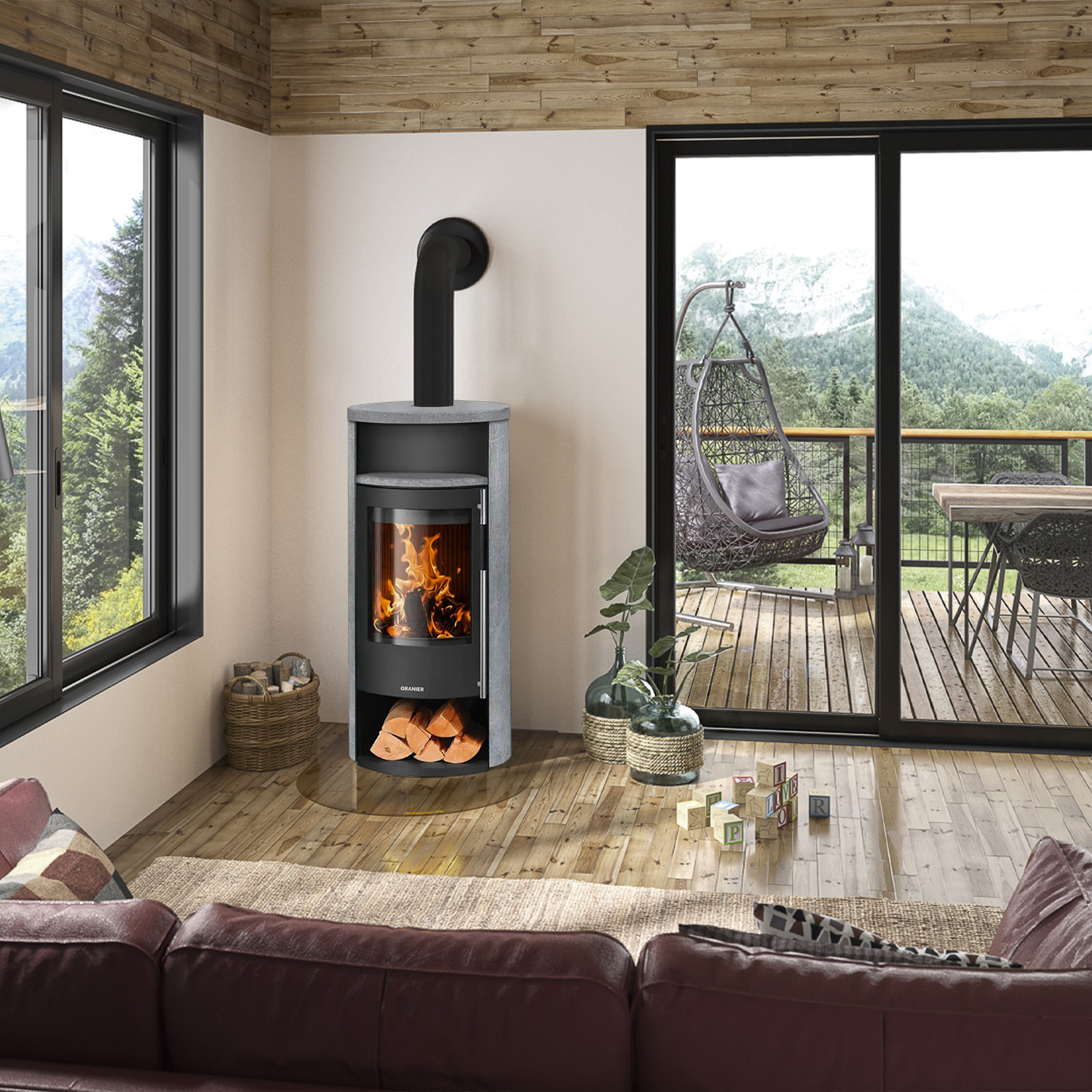 Oranier Polar Neo 8 Kaminofen Speckstein