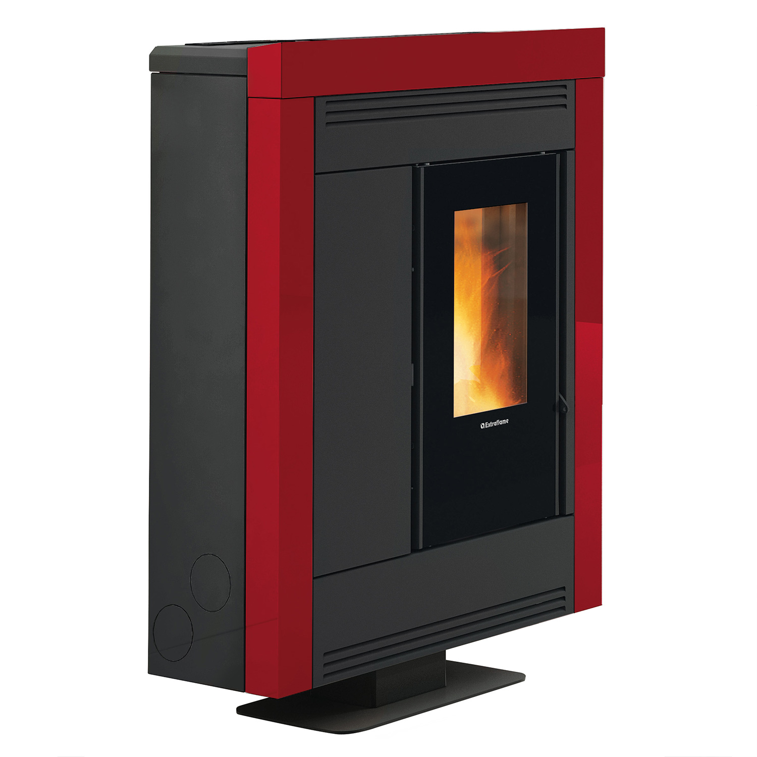 Extraflame Souvenir Steel EVO Pelletofen Stahl Bordeaux