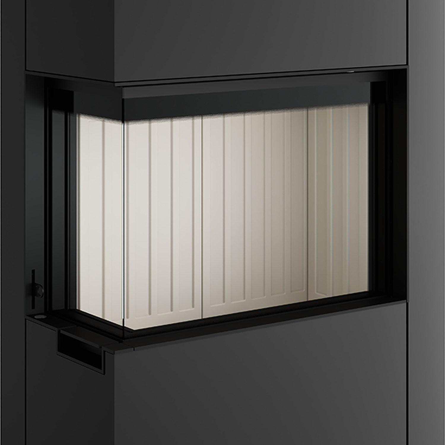 Spartherm Zirkon 2L Kaminbausatz RLA Nero