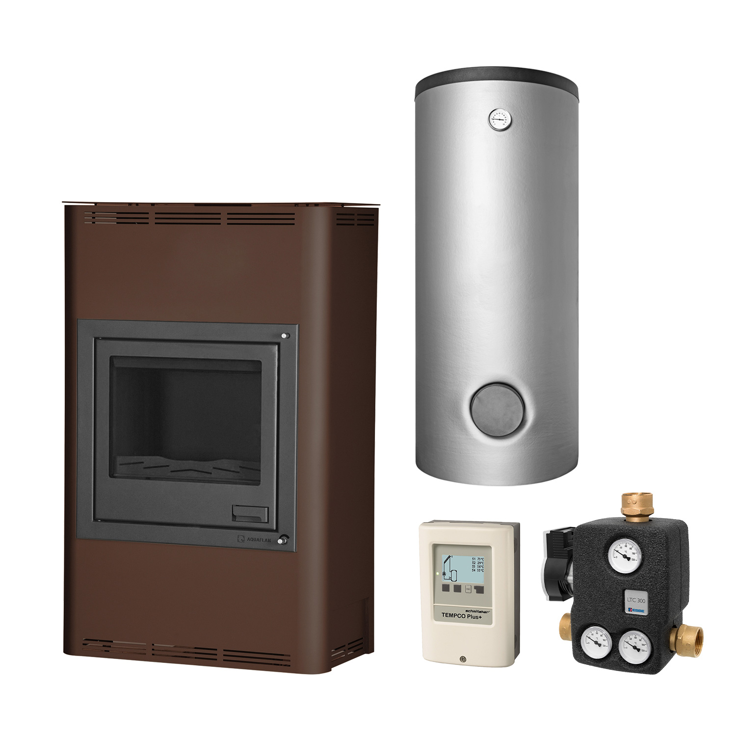 Aquaflam 25 Basic Brown Set + Pufferspeicher TPSM 1000 Aquaflam 25 Basic Brown Set + Pufferspeicher TPSM 1000