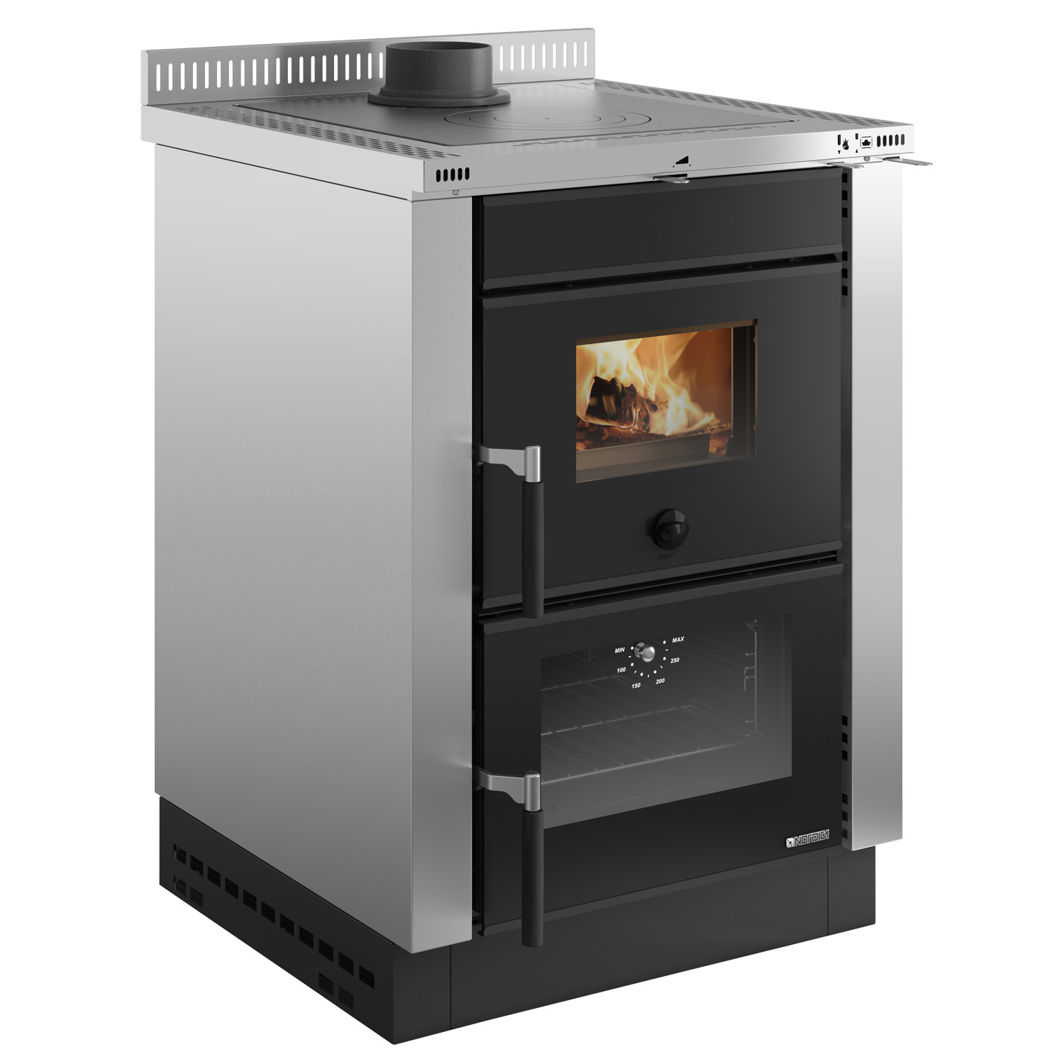 La Nordica Vicenza 16 Küchenofen Edelstahl
