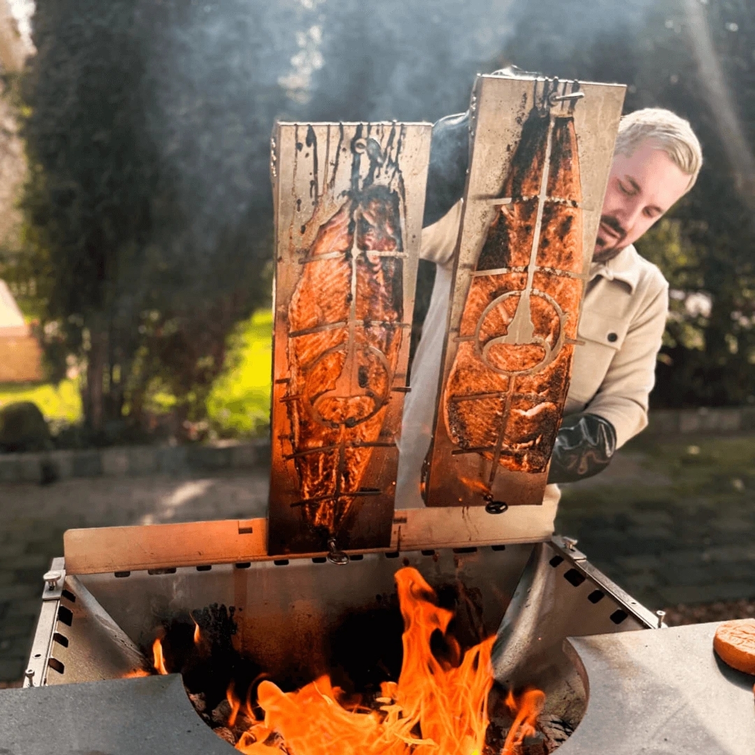 Moesta Adapter für Flammlachsbrett für Moesta One