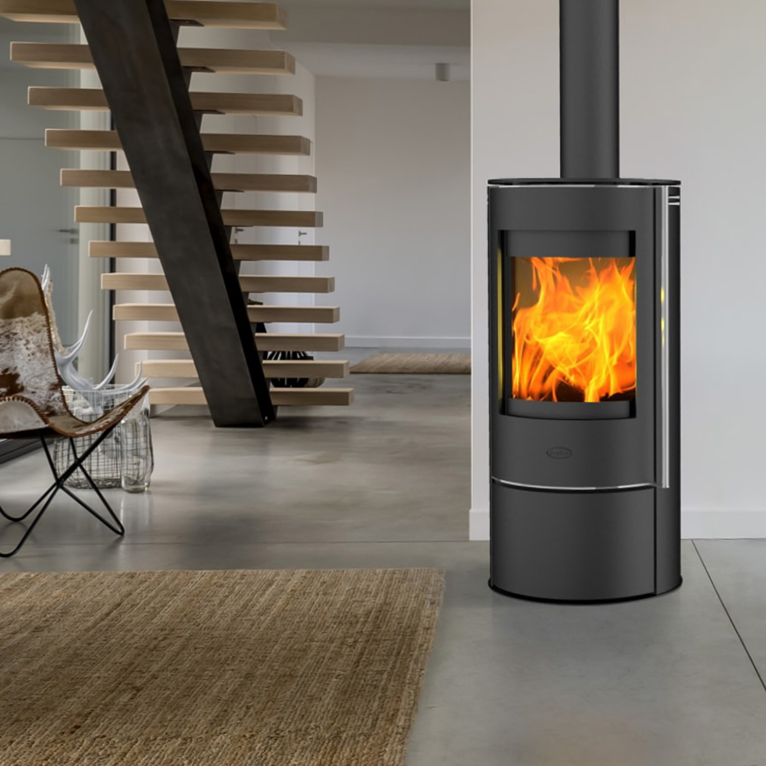 Fireplace Rondale Kaminofen Stahl Schwarz Fireplace Rondale Kaminofen Stahl Schwarz