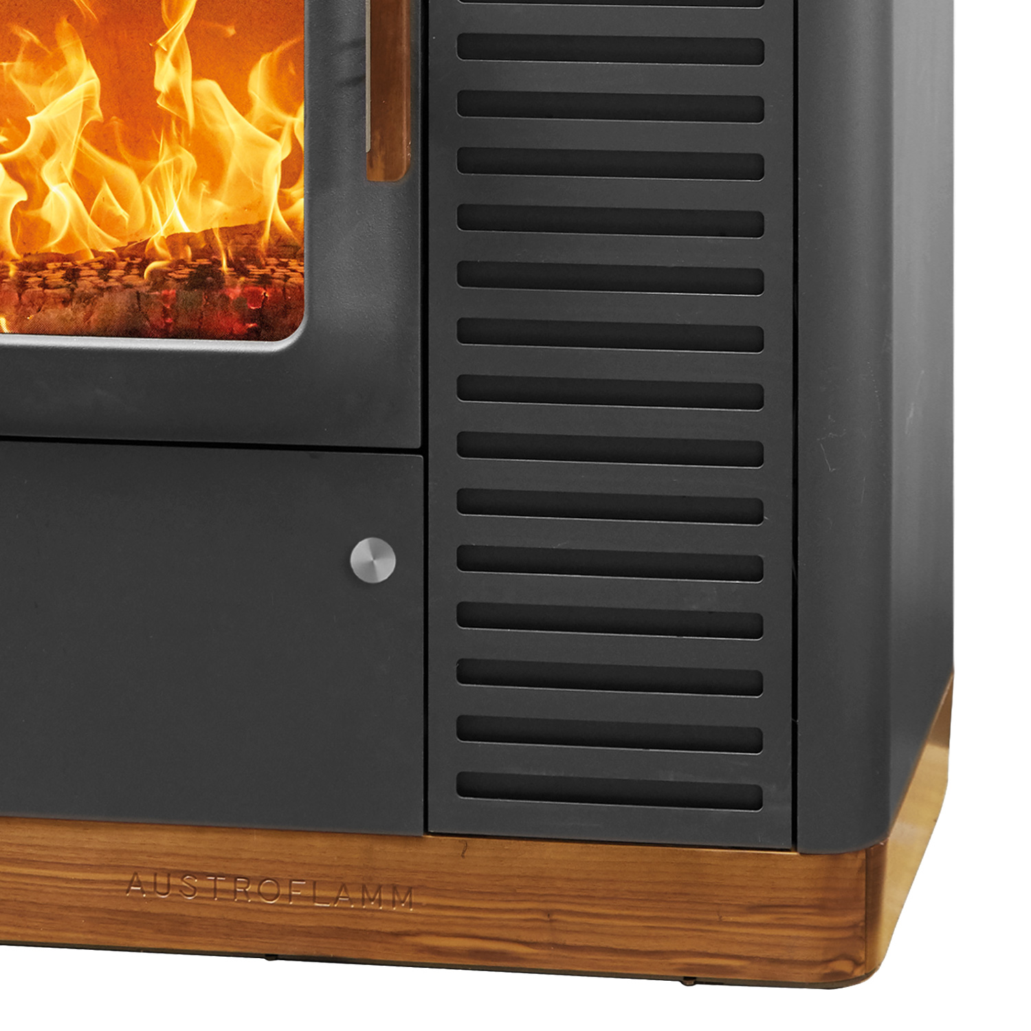 Austroflamm Mo Duo 3.0 Kombiofen Stahl gussgrau