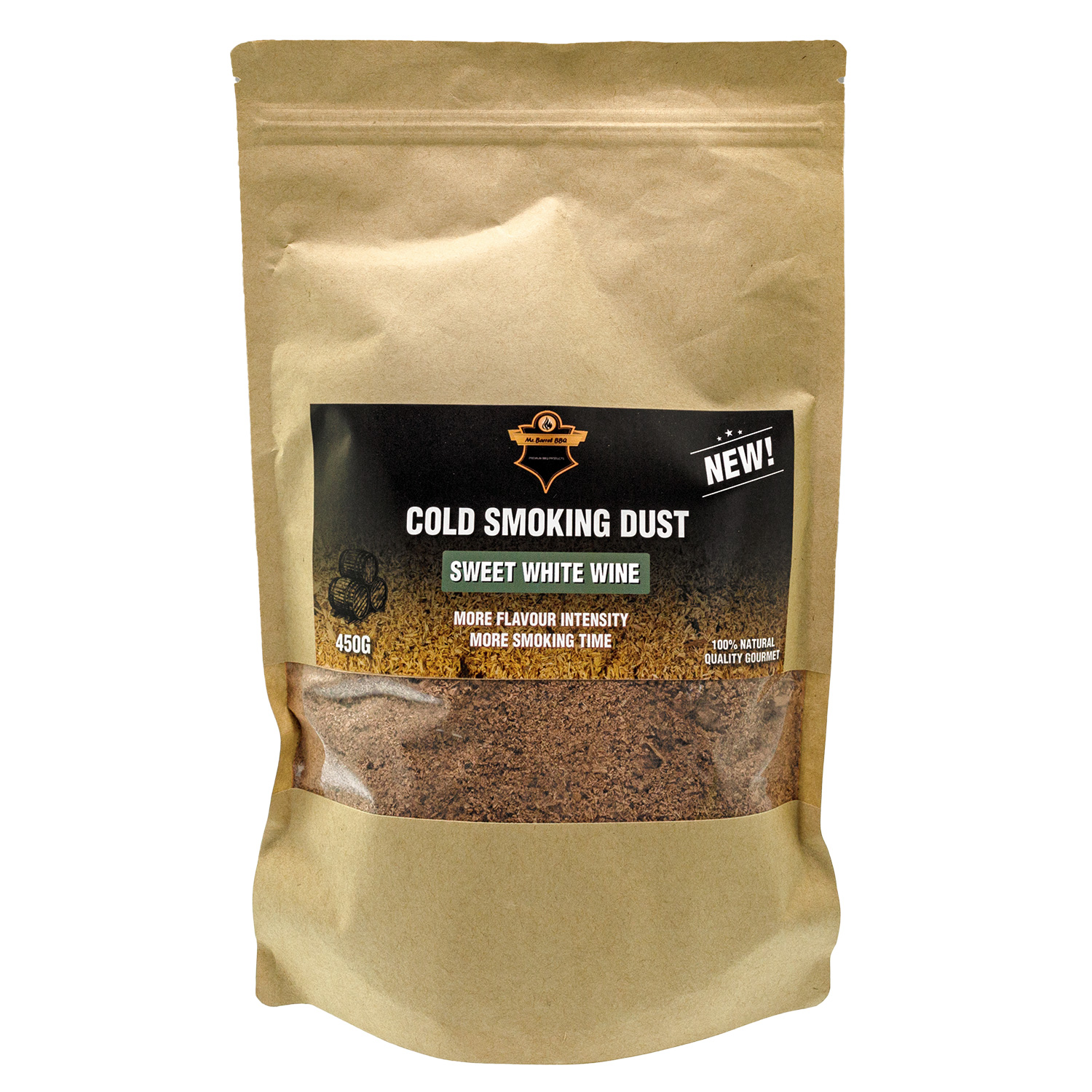 Mr. Barrel BBQ Smoking Dust Sweet White Wine, 450 g Mr. Barrel BBQ Smoking Dust Sweet White Wine, 450 g