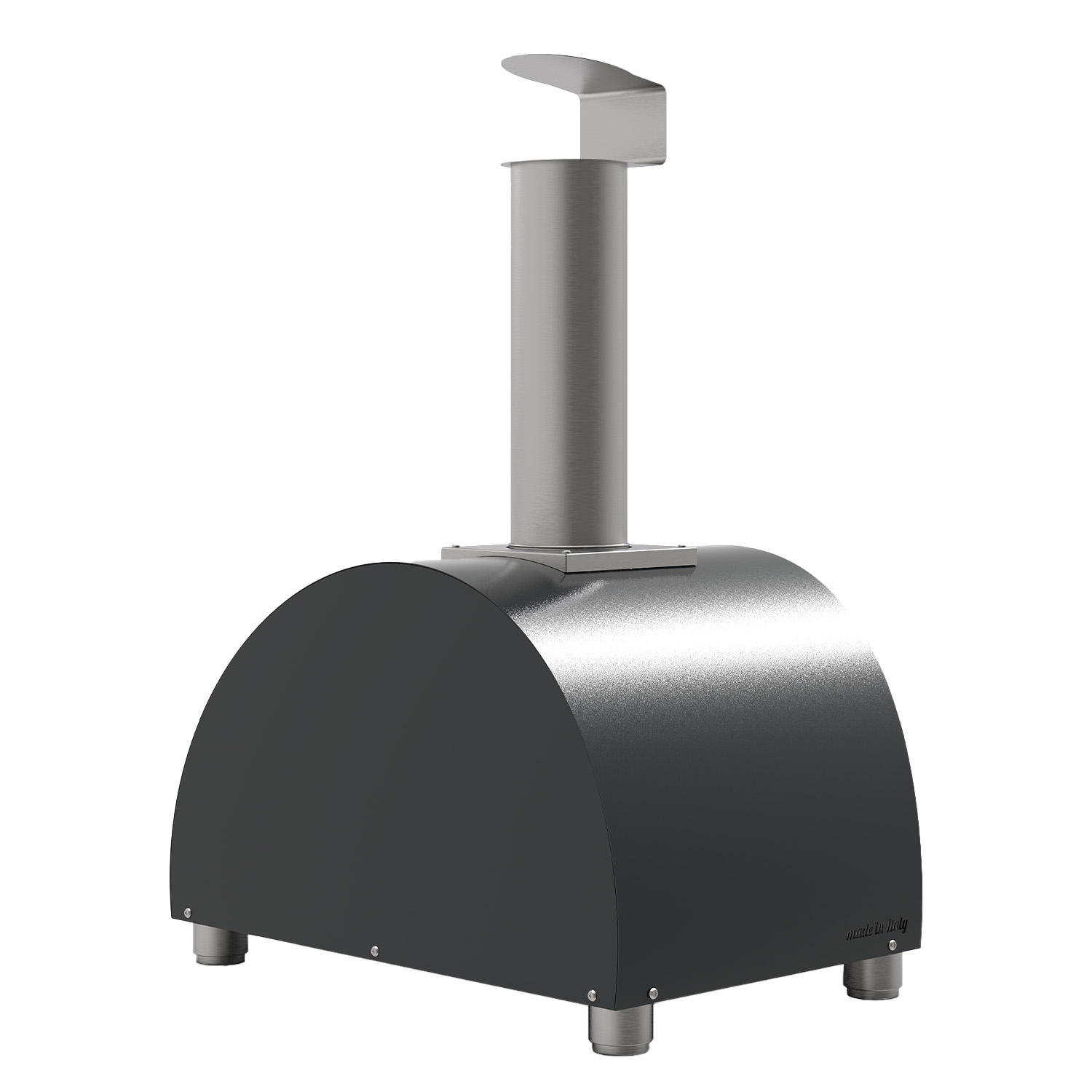 Alfa Moderno 1 Pizze Pizzaofen Holz Schiefer Grau