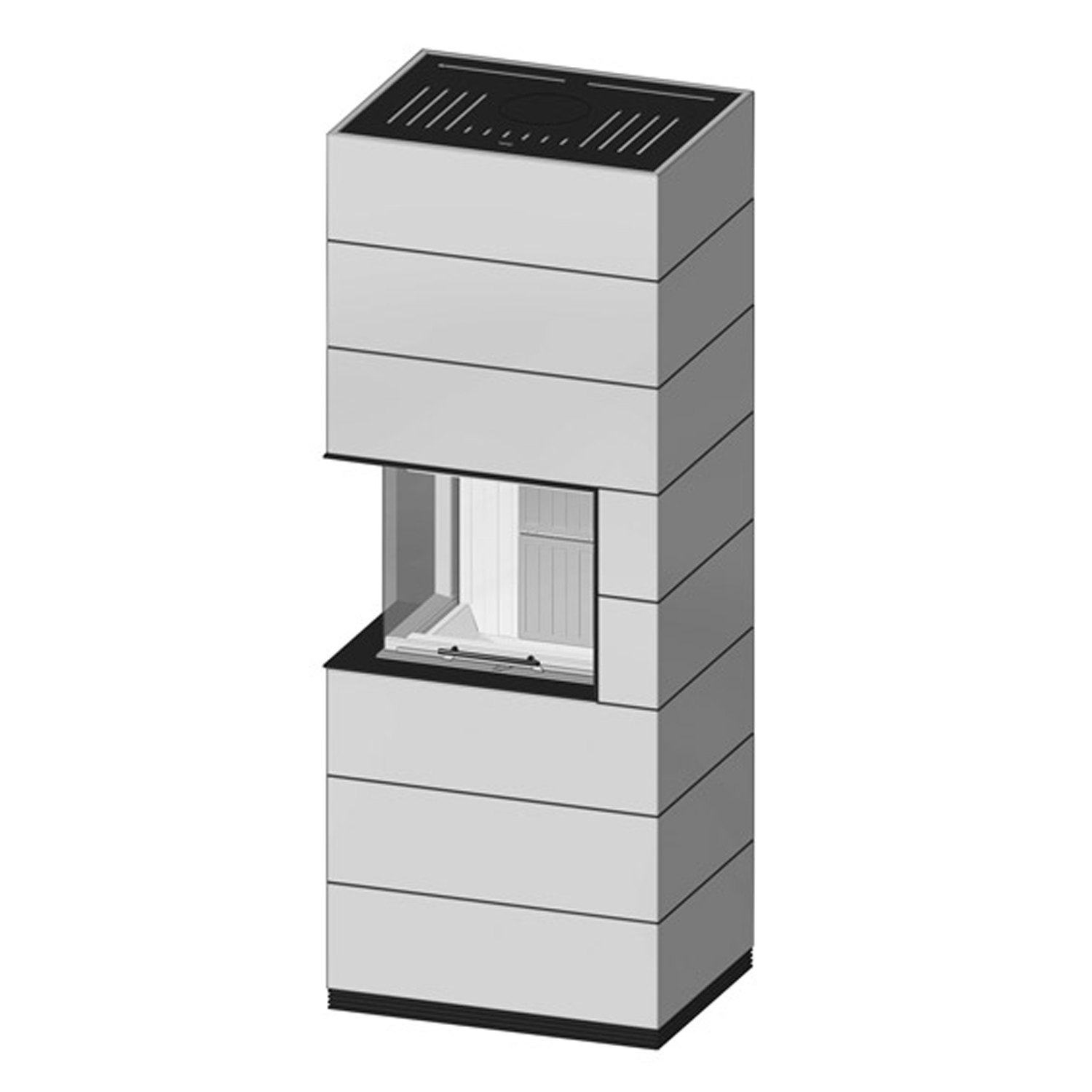 Spartherm Kaminbausatz SIM 3/3 Varia 2L-55h RLU Natur