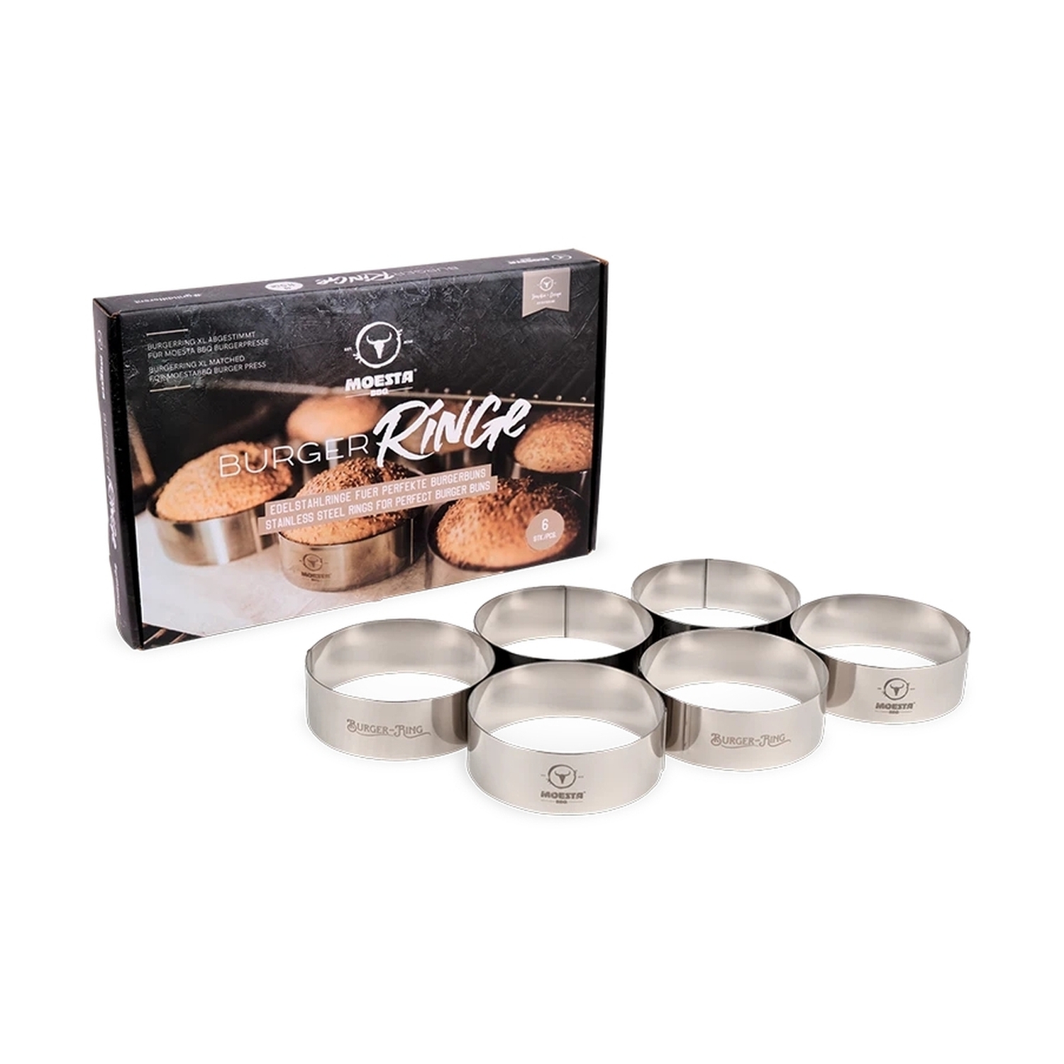 Moesta Burgerring XL für MOESTA Presse 6er Set