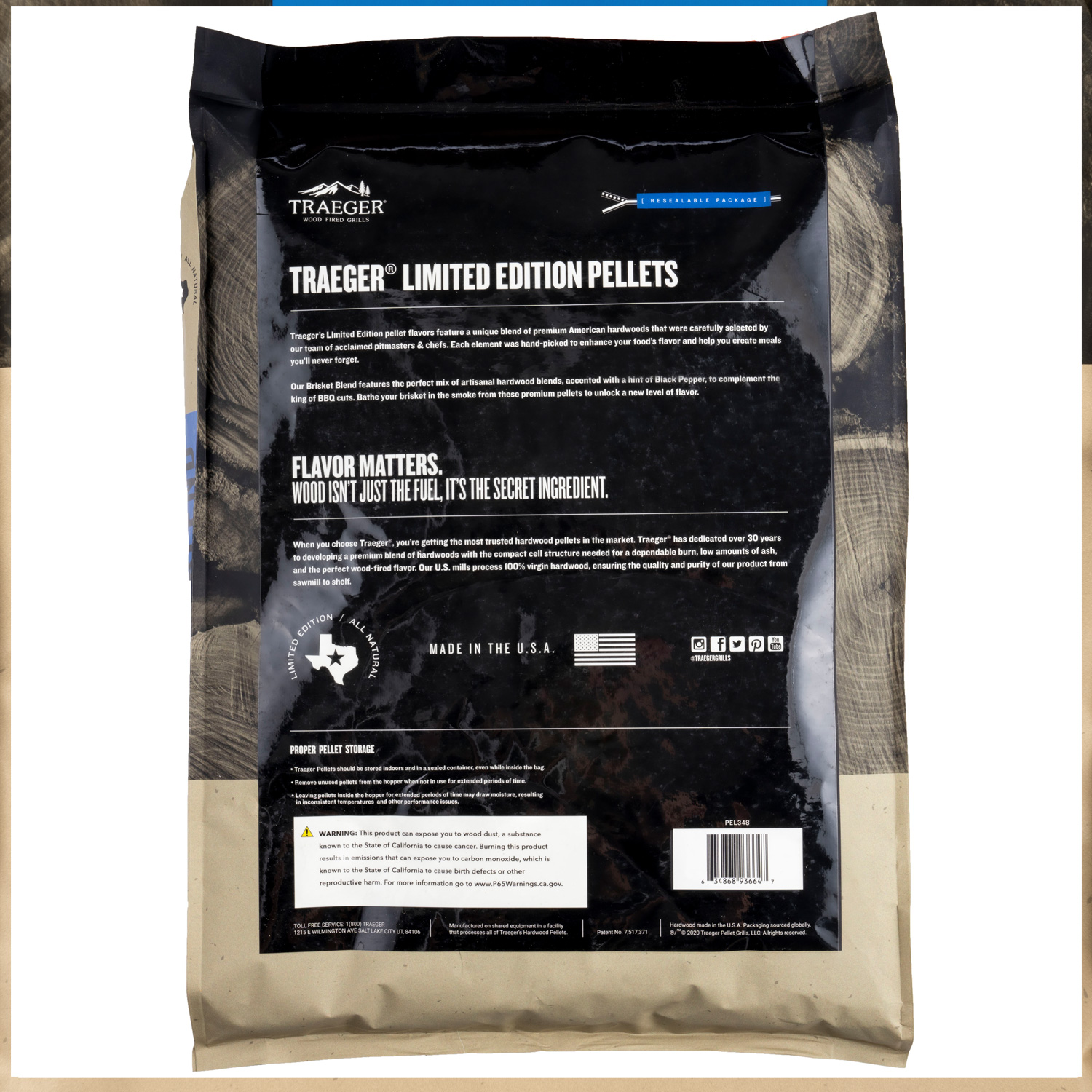 Traeger Hartholzpellets Brisket Blend 8 kg Traeger Hartholzpellets Brisket Blend 8 kg